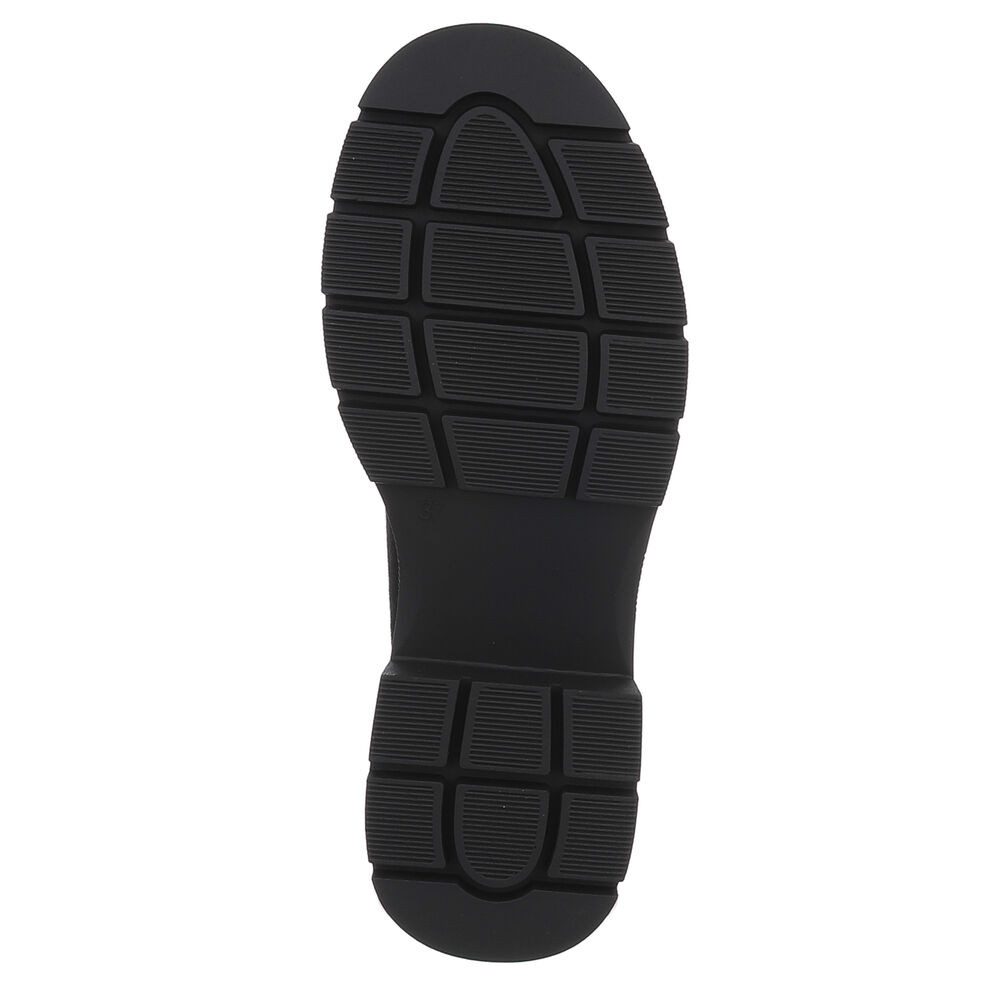 Ital-Design Elegante Damen Mokassin mit Fransen und Details Slipper (91154504) Blockabsatz Mokassins in Schwarz – Bild 3 von 5