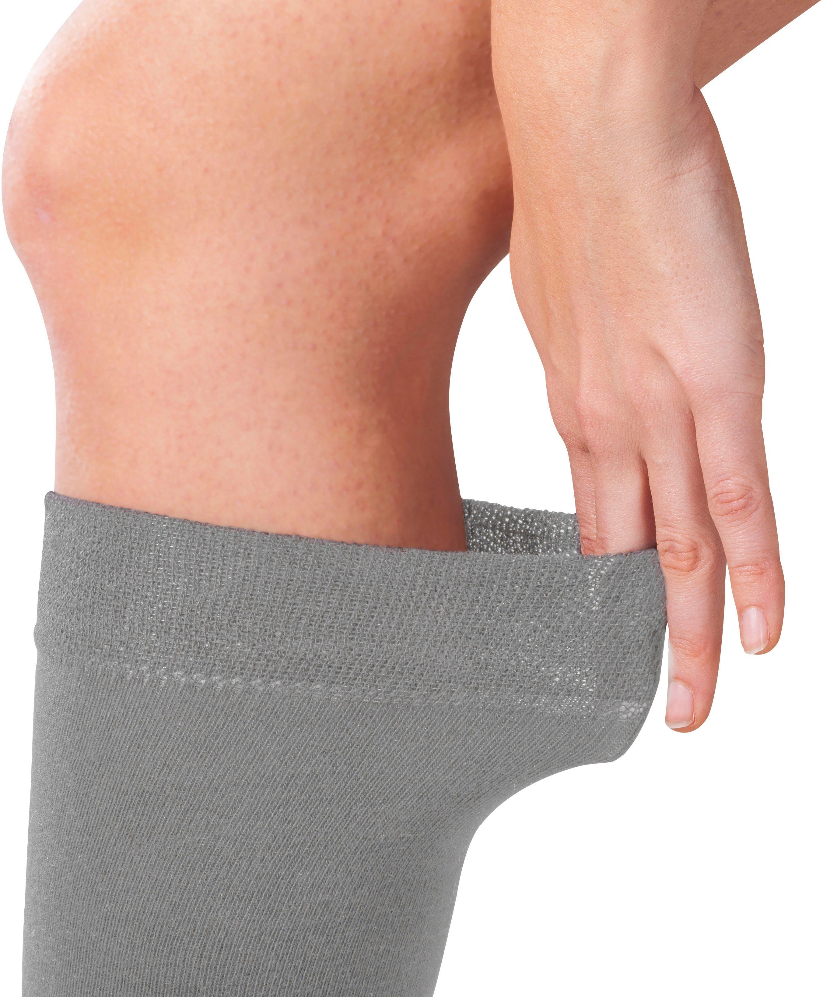 Fußgut Diabetikersocken Venenfeund Sensitiv grau Socken (2-Paar)