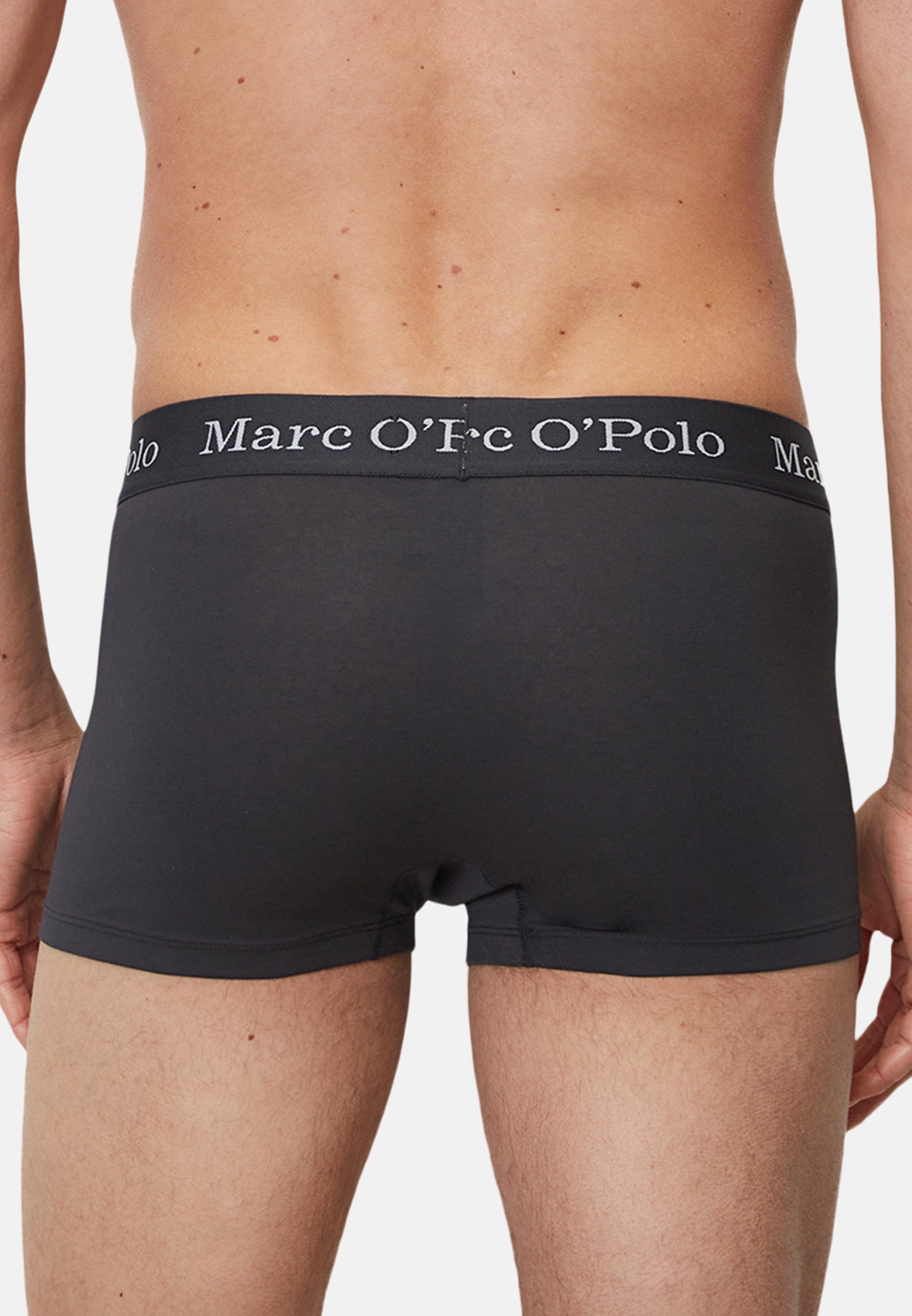 Marc Baumwolle / - Cotton - Organic Pant O'Polo Elements Ohne Melange Short 6er Black/Navy/Grey (Spar-Set, Eingriff - Pack 6-St) Retro Retro Boxer