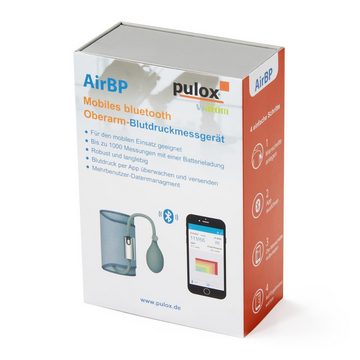 pulox Blutdruckmessgerät AirBP Messung am Oberarm mit Bluetooth und iOS Android App