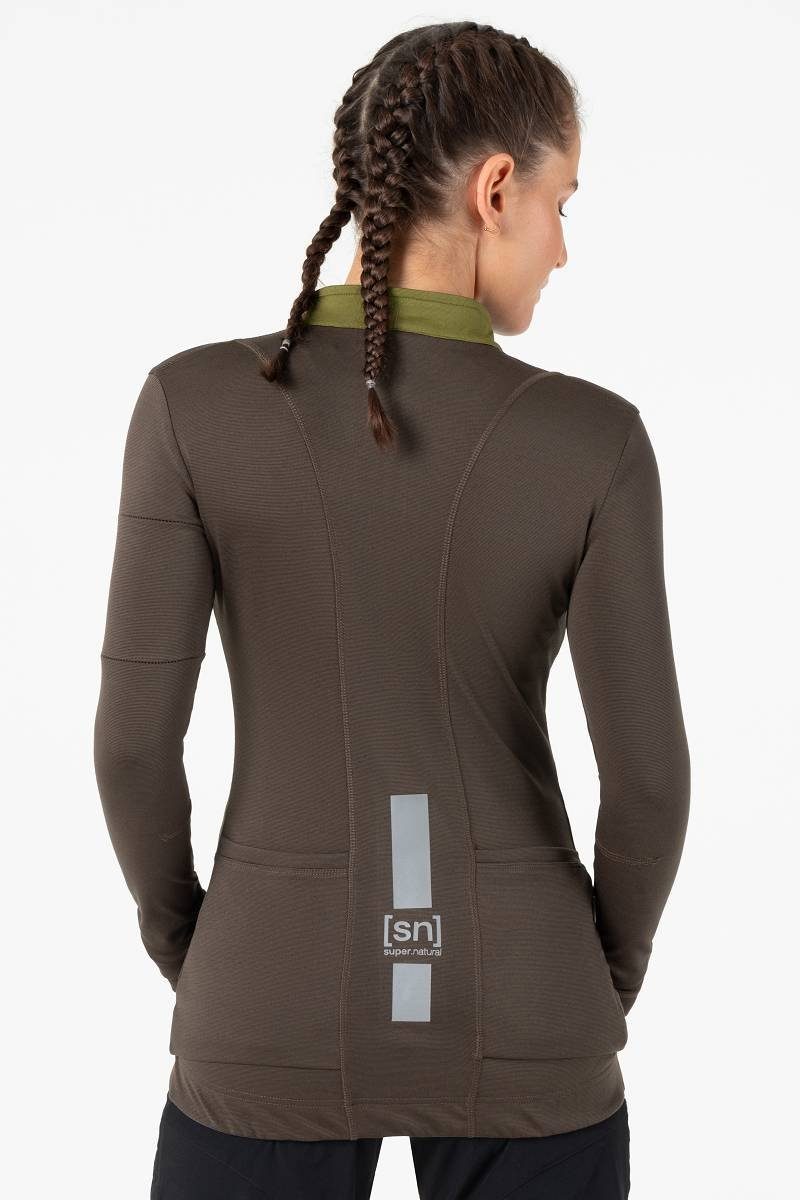 SUPER.NATURAL Radtrikot Merino Fahrradtrikot W GRAVA günstig online kaufen
