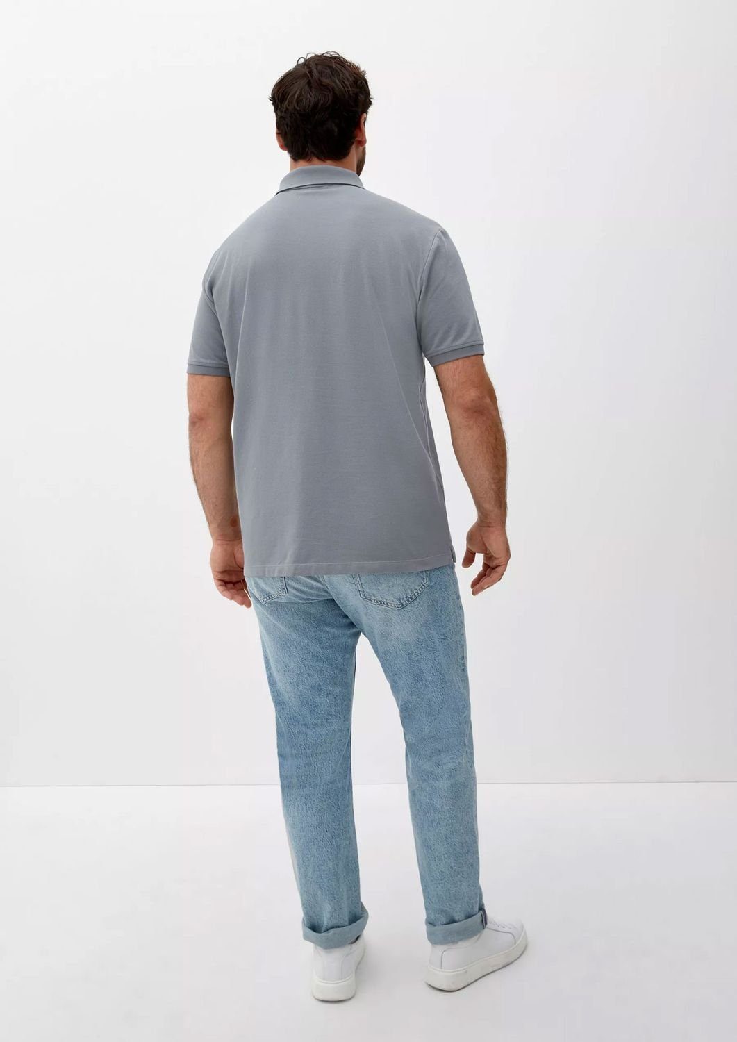 s.Oliver Poloshirt Big Size (1-tlg) Kragen, Köpfe, Logo