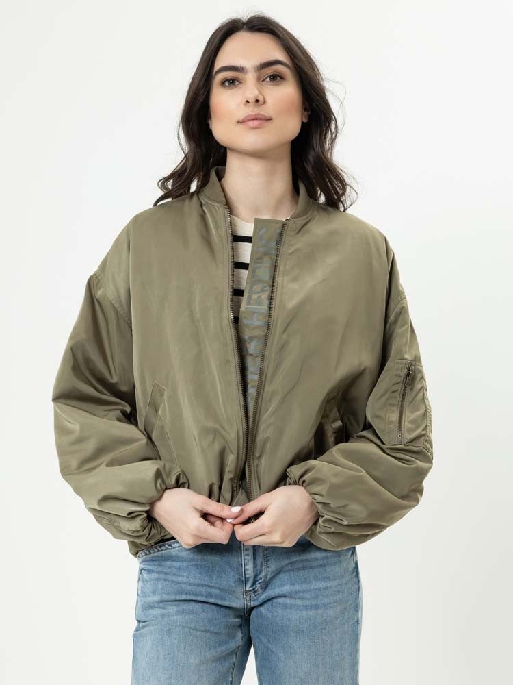 Herrlicher Bomberjacke Yayana Jacket Nylon Geraffter günstig online kaufen