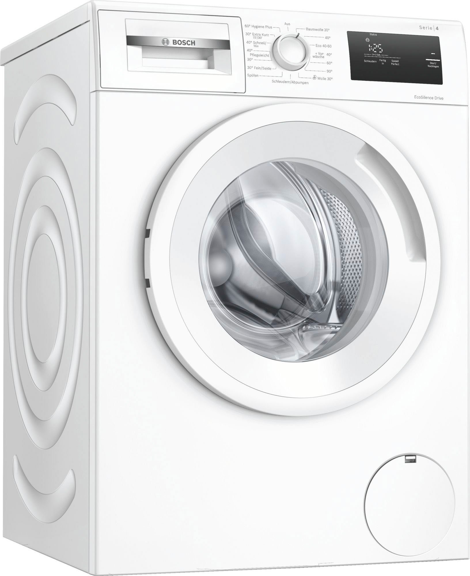 BOSCH WAN280A3, 1400 kg, 7 Silence Drive™: ein Eco so Waschmaschine 4 Serie muss und robust Waschmaschinenantrieb effizient U/min,
