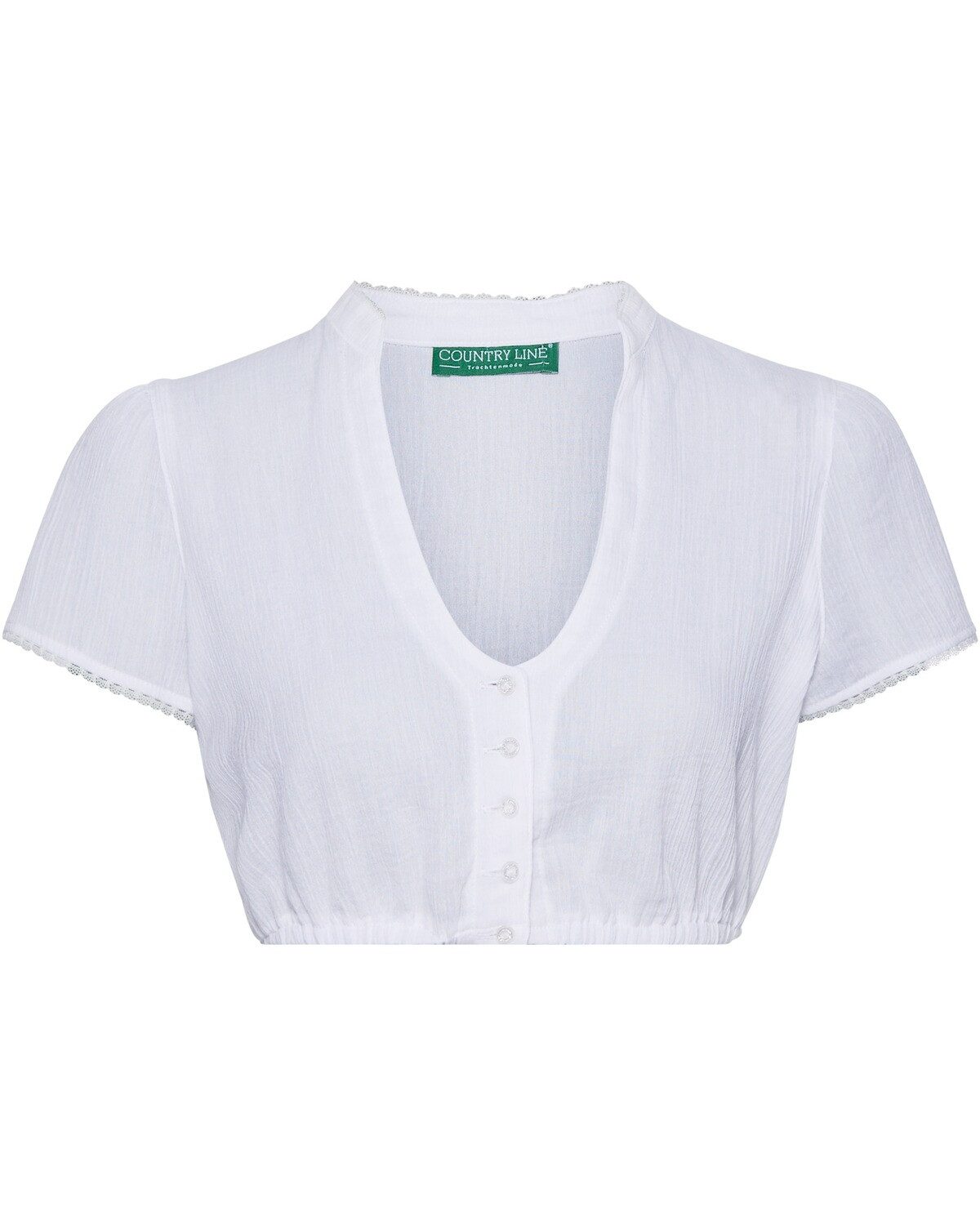 Country Line Dirndlbluse Kurzarm-Dirndlbluse