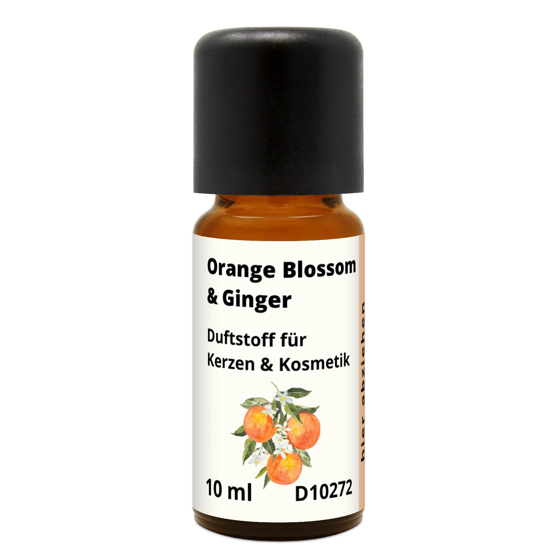 DistrEbution Duftöl Orange Blossom & Ginger Duftstoff für Kerzen & Kosmetik