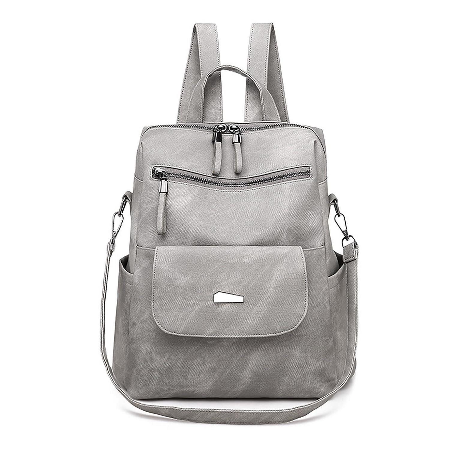 LuxusKollektion Schulranzen Damen Rucksack wasserdicht Grau