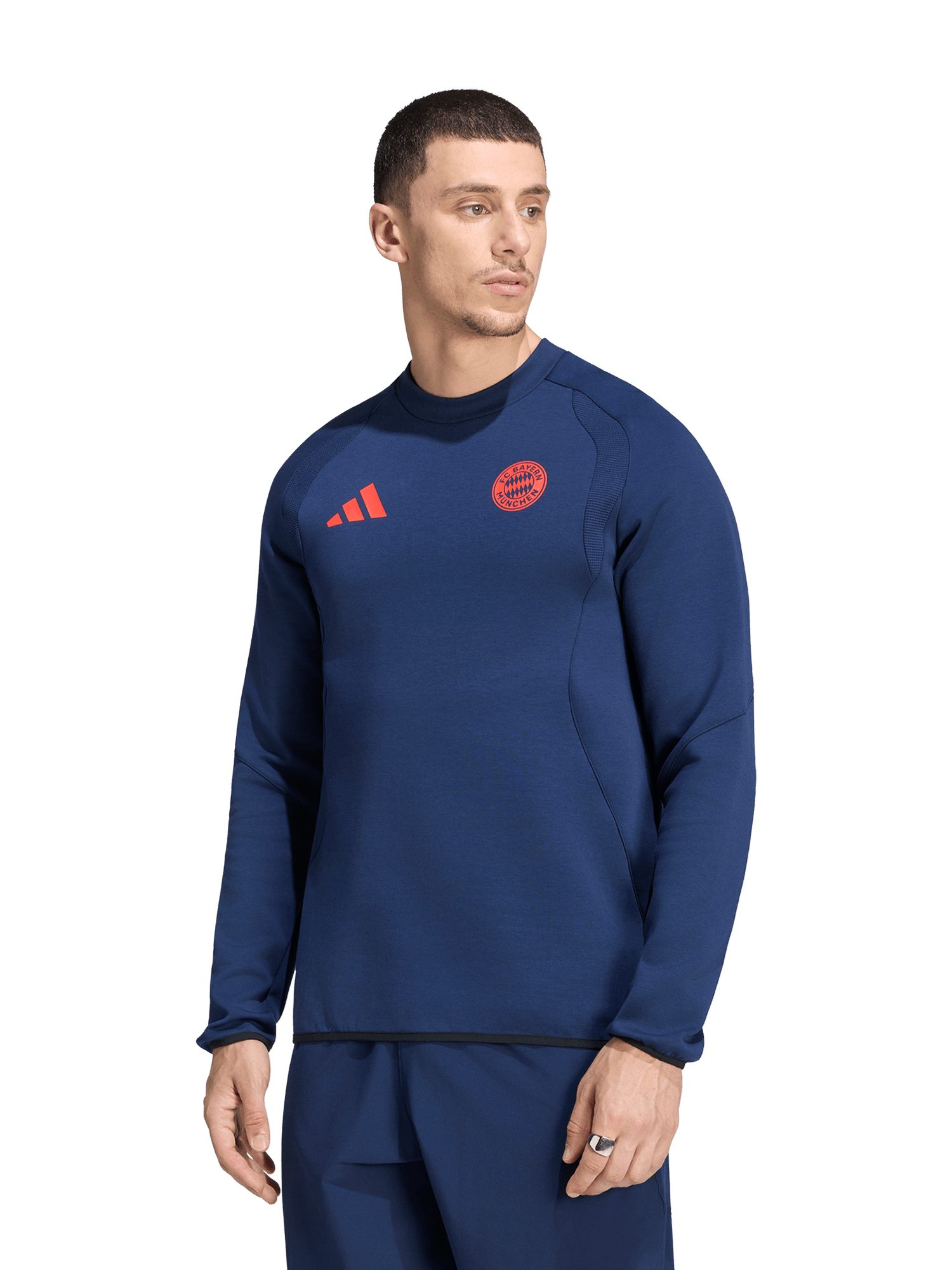 adidas Performance Polokragenpullover FC Bayern München, Pullover Travel, Herren, Lila