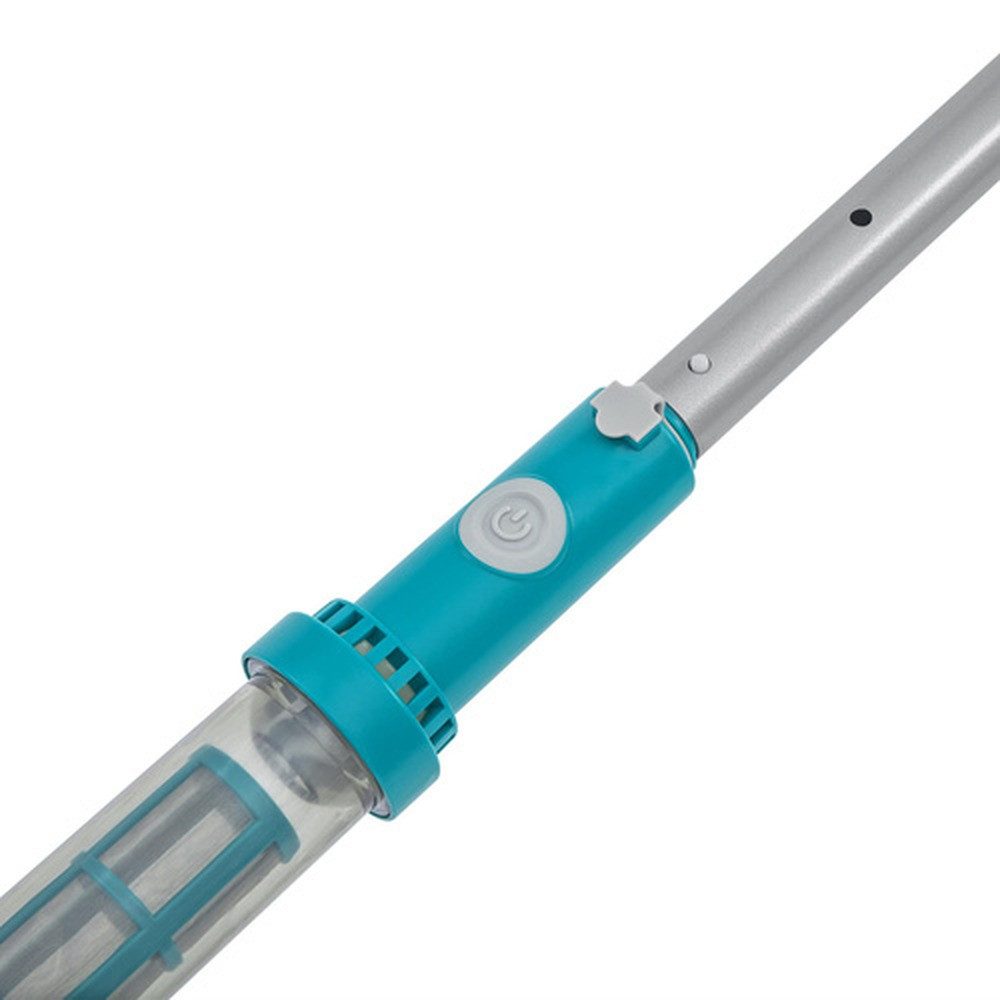 Bestway Poolbodensauger Poolbodenstaubsauger Akku-Poolreiniger, (Spar-Set, 1-St., Unterwasserreiniger), Aluminiumgestänge lässt sich flexibel zusammenstecken
