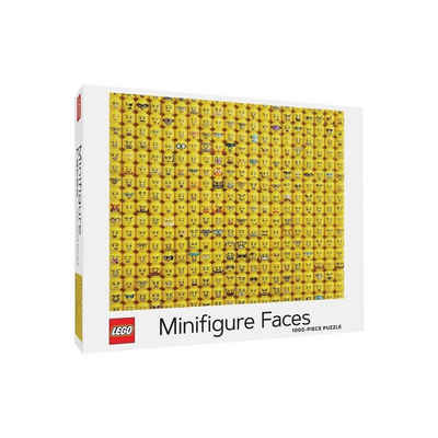 abrams&chronicle Puzzle 10193 - LEGO Minifigure Faces - Puzzle, 1000 Teile, 1000 Puzzleteile