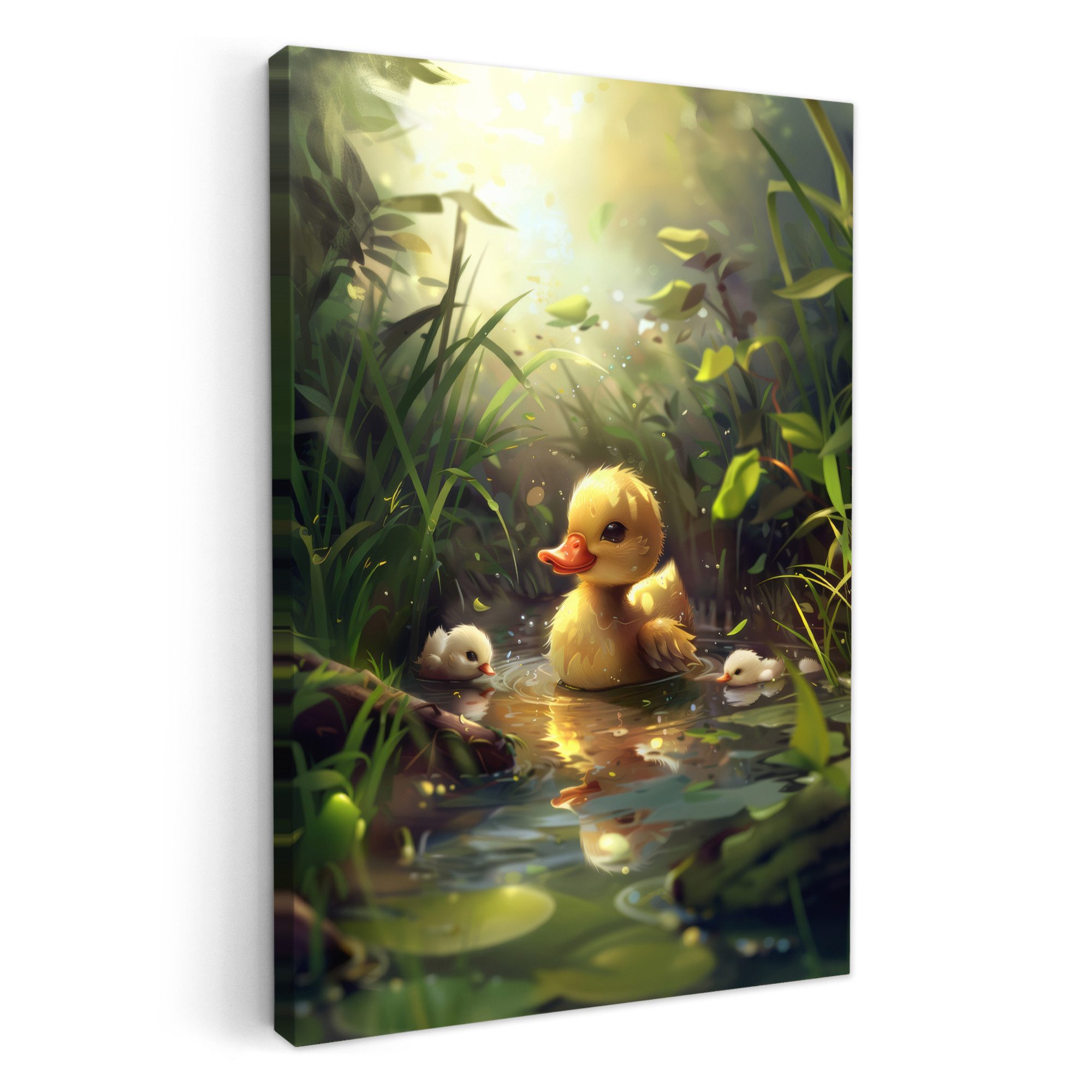 OneMillionCanvasses® Leinwandbild Enten - Tiere - günstig online kaufen