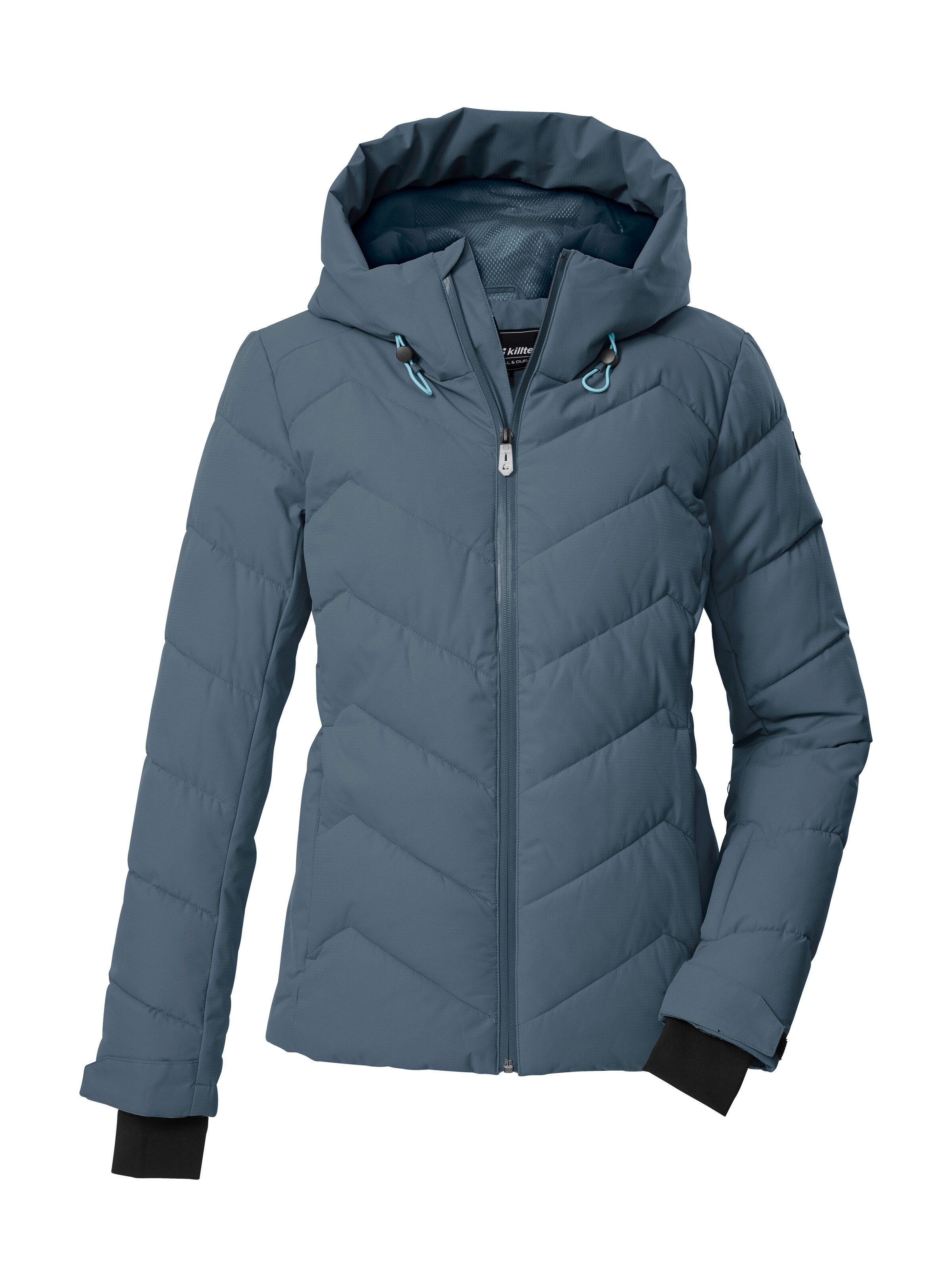 Killtec Skijacke KSW 31 WMN SKI QLTD JCKT Winddichte, wasserabweisende Skijacke mit Daunenoptik und Schneefang