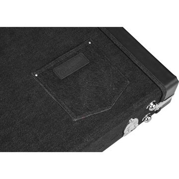 Fender E-Gitarren-Koffer, x Wrangler Denim Case Black - Koffer für E-Gitarren