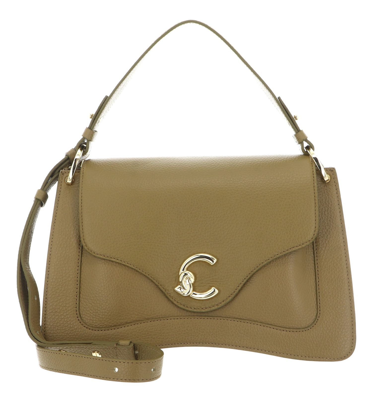 Umhängetasche Grained Leather Handbag