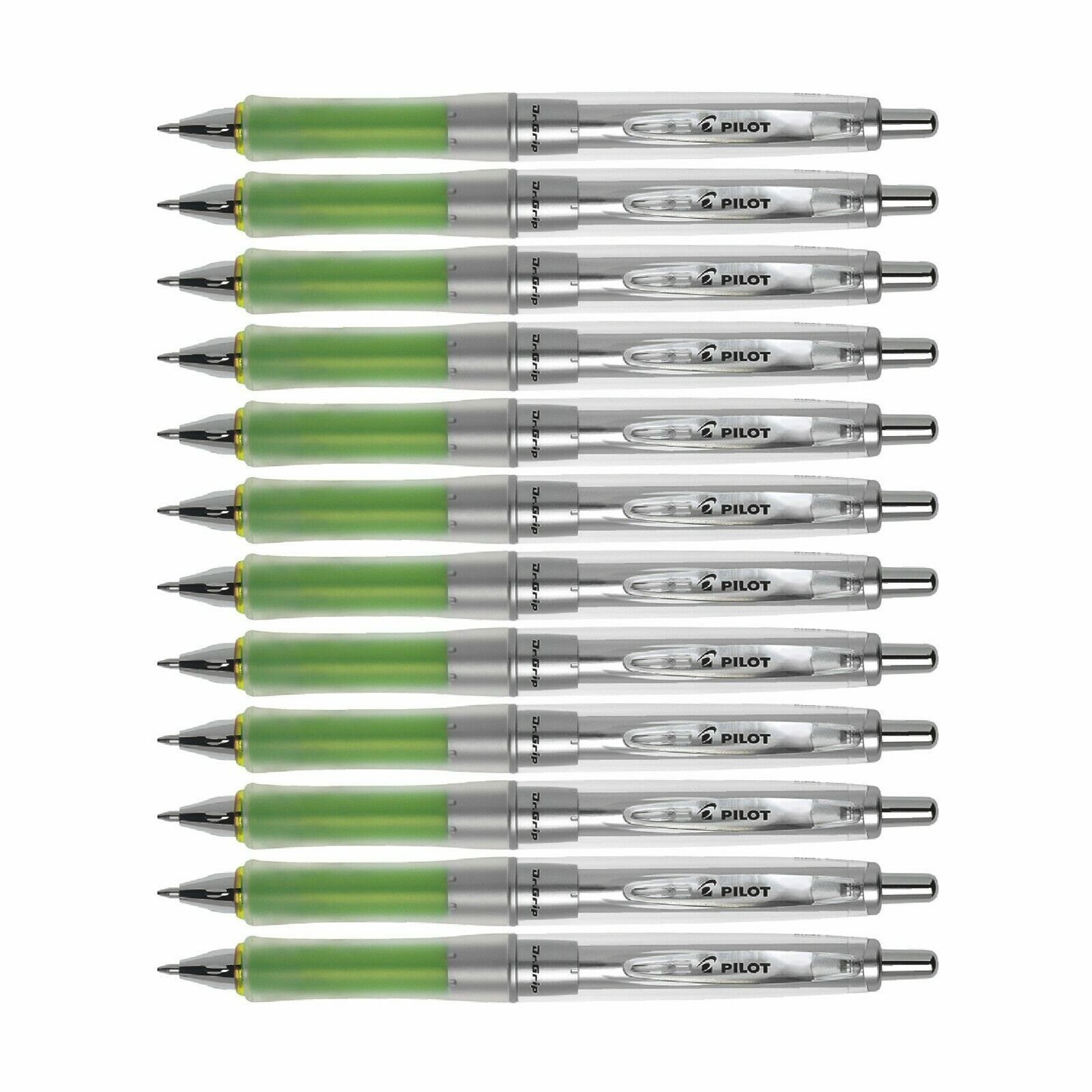 Pilot Pen Druckkugelschreiber Dr. Grip Equilibrium, (12-tlg), zwischenraum in Gehäuseoberteil zur individuellen Schaftgestaltung