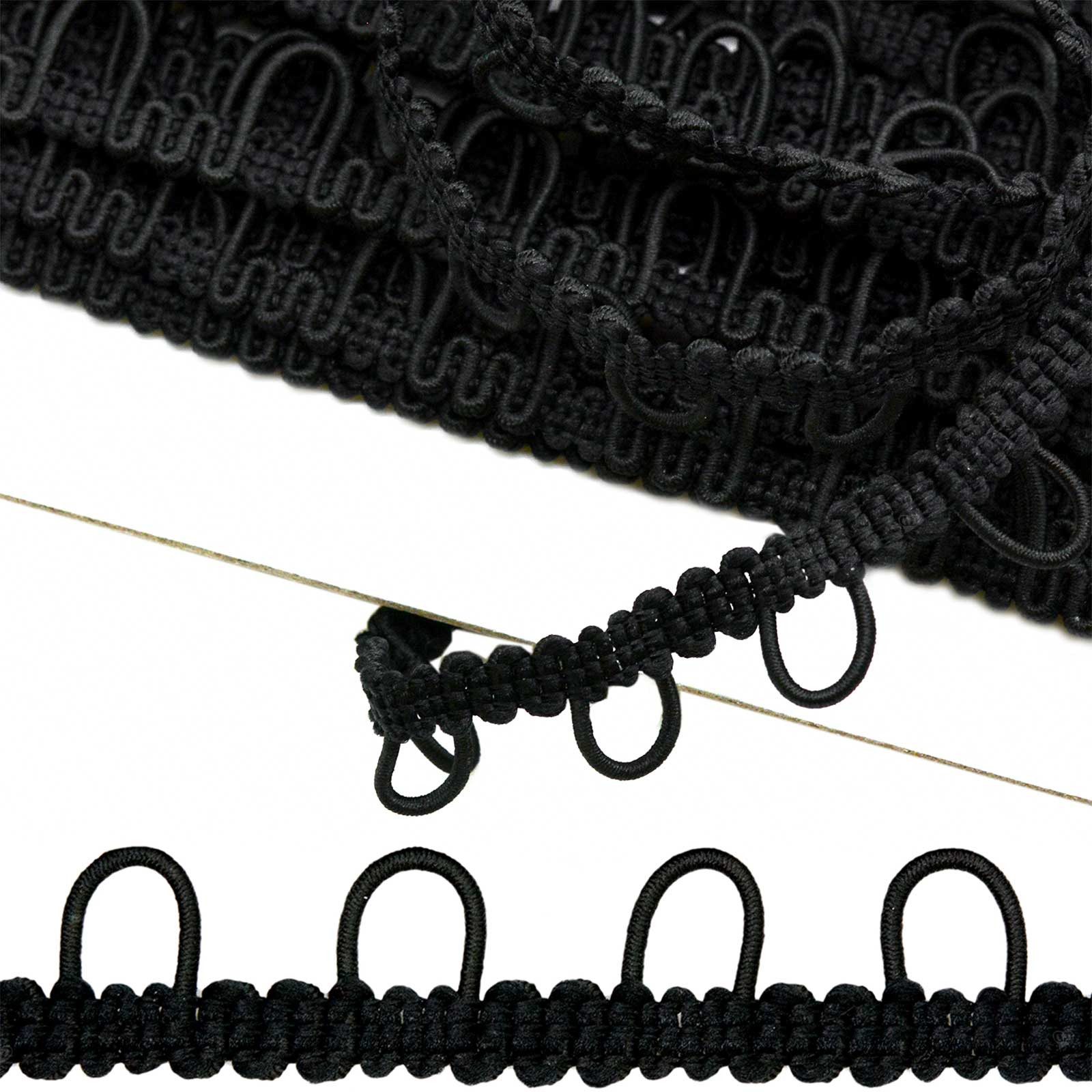 maDDma Stoffösen 2m Schlingenband Ösen-Band Schlingen-Borte m. elastisch Ös günstig online kaufen