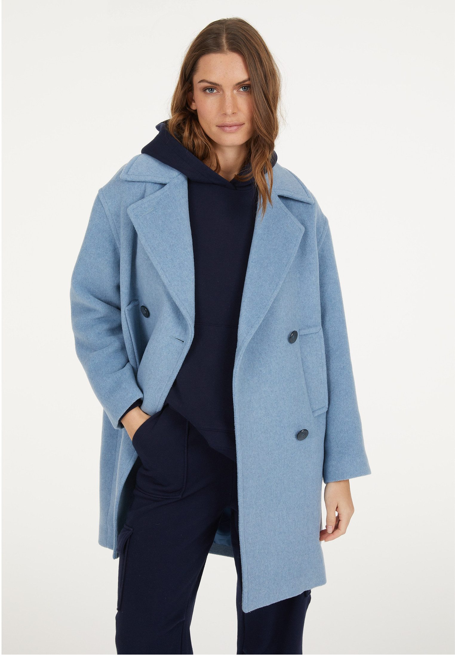 MARC AUREL Wintermantel aus italienischer Wollmischung günstig online kaufen