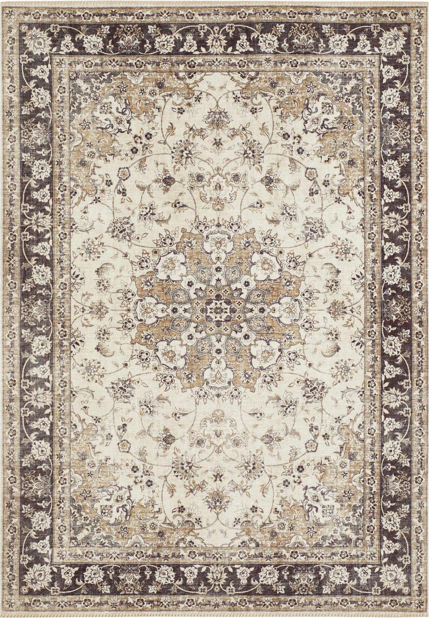 LUXOR living Teppich Prima 3, rechteckig, Höhe: 7 mm, Kurzflor, Orient-Optik, Vintage Design, auch als Дорожка erhältlich