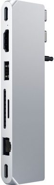 Satechi Pro Hub Max USB-Adapter zu 3,5-mm-Klinke, RJ-45 (Ethernet), USB Typ A, USB-C