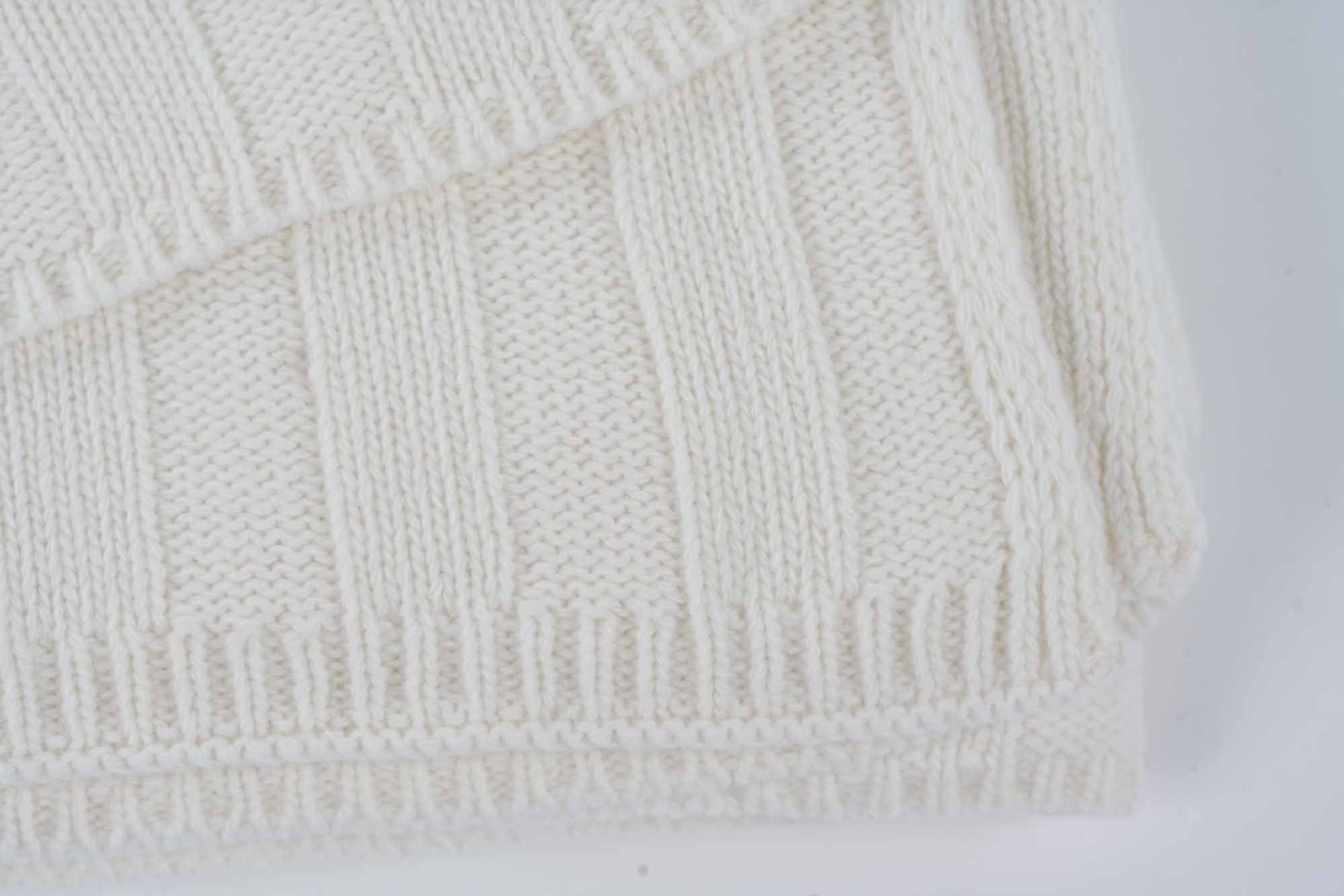 Wohndecke Estoril Strickdecke aus Schurwolle, Ritter Decken