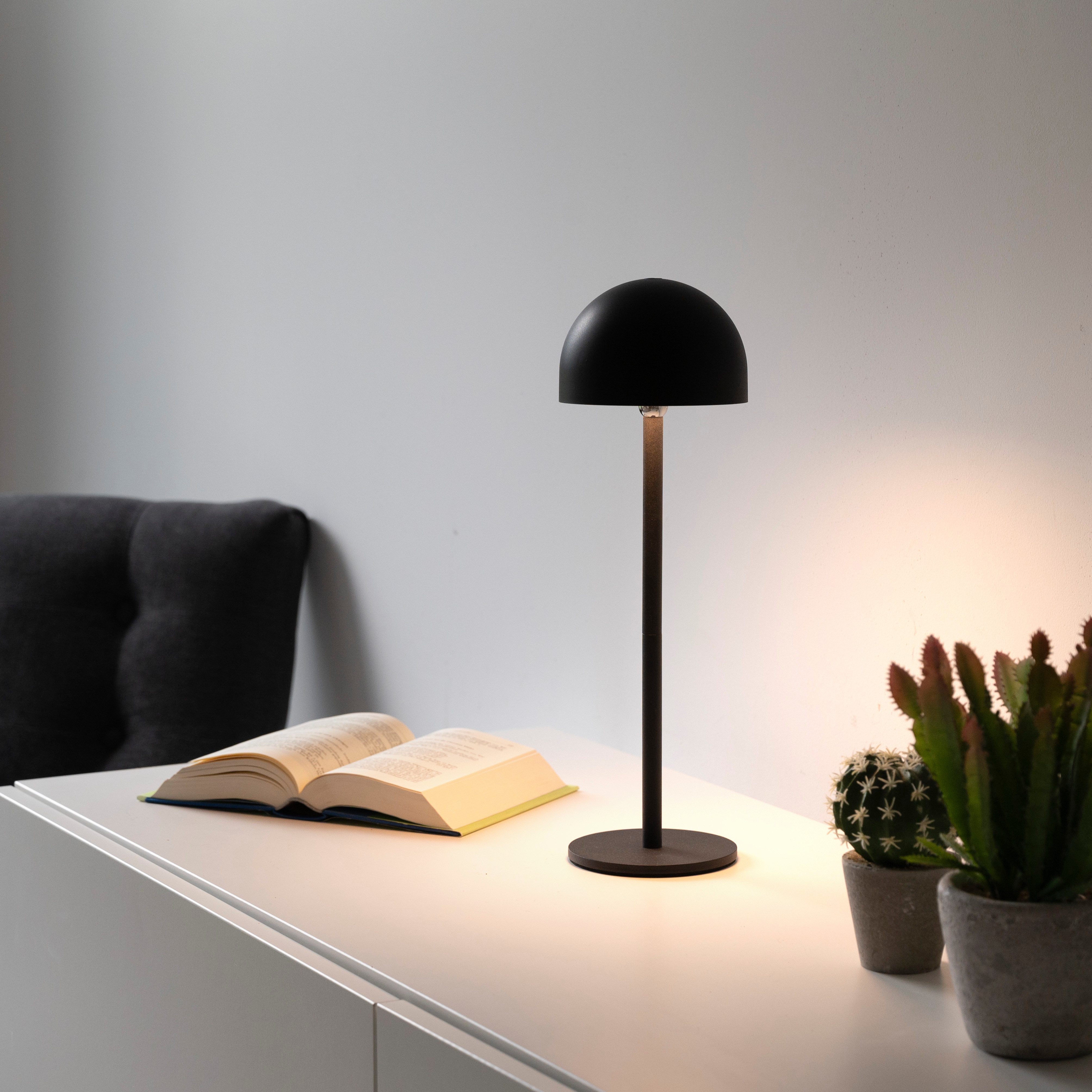 my home Tischleuchte Akku Tischleuchte Hesper Indoor Outdoor, magnetischer günstig online kaufen