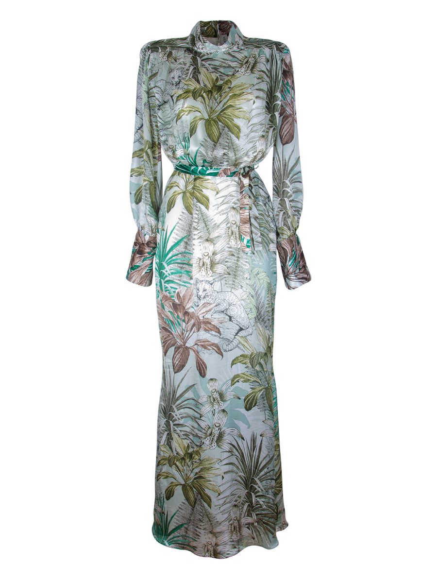 RUA & RUA Cocktailkleid Maxikleid Seidenkleid Kleid aus Seide