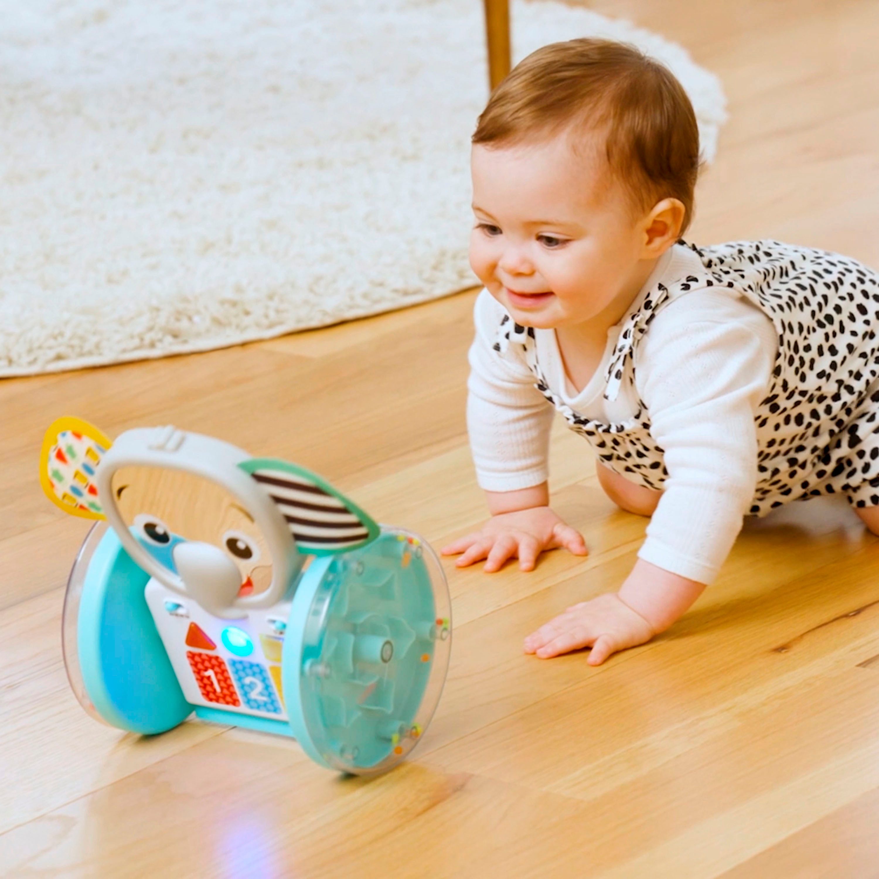 Baby Einstein Lernspielzeug Chase & Tap Earl Interactive Crawling Toy