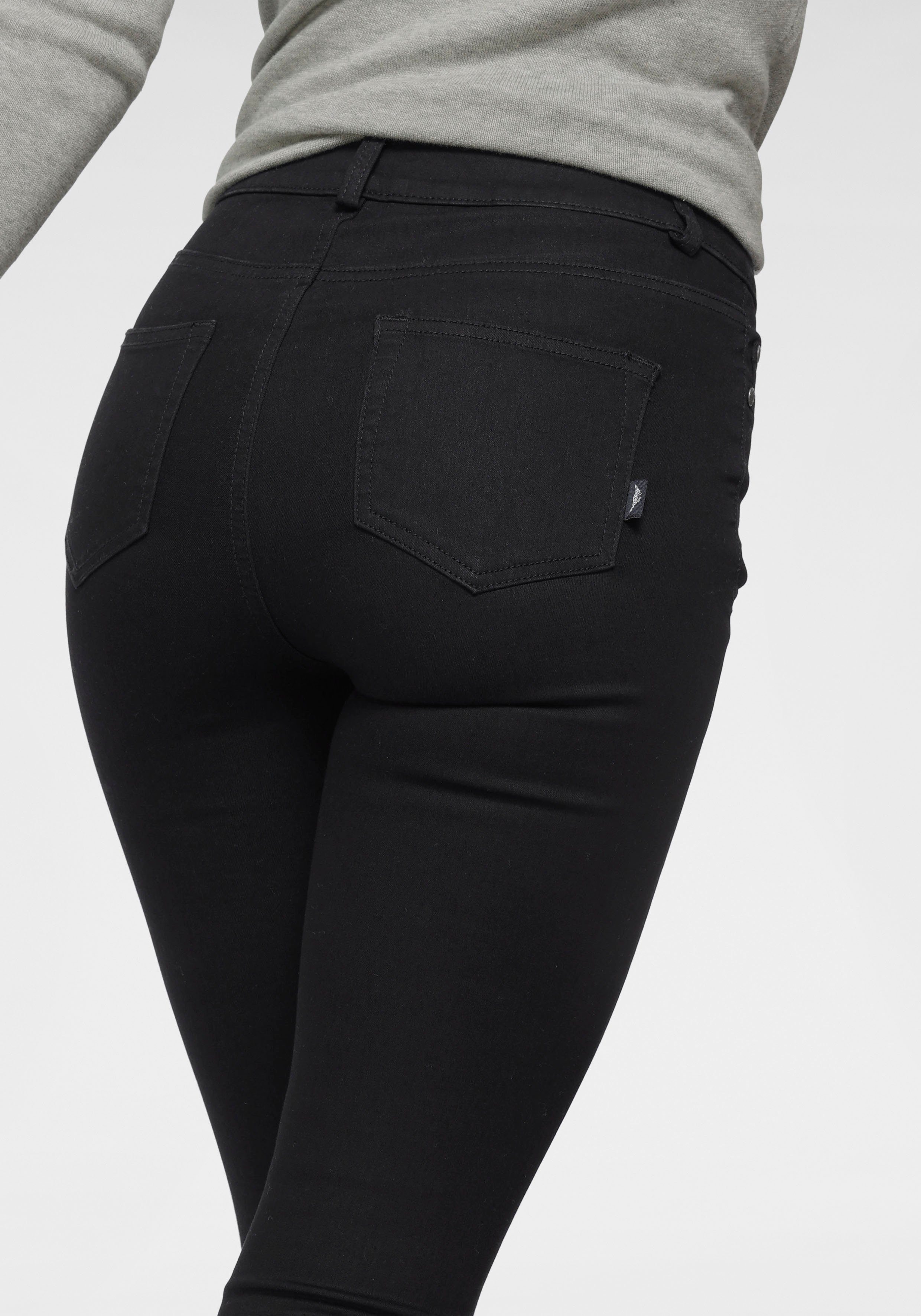 Arizona Skinny-fit-Jeans Ultra Stretch extra-enger Beinschnitt, hohe Leibhöhe, knöchellang