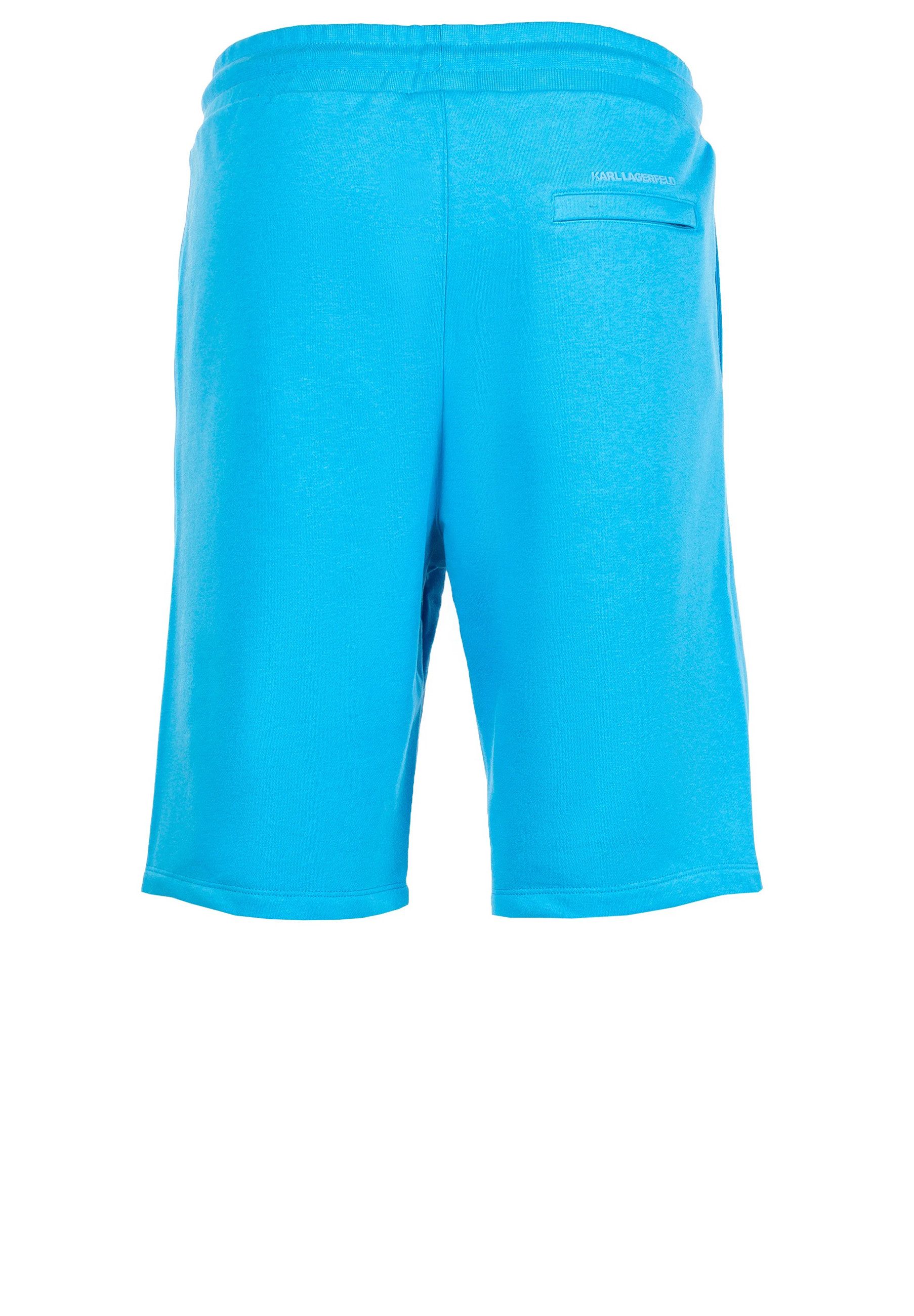 LAGERFELD Shorts mit Logo-Stickerei (1-tlg)