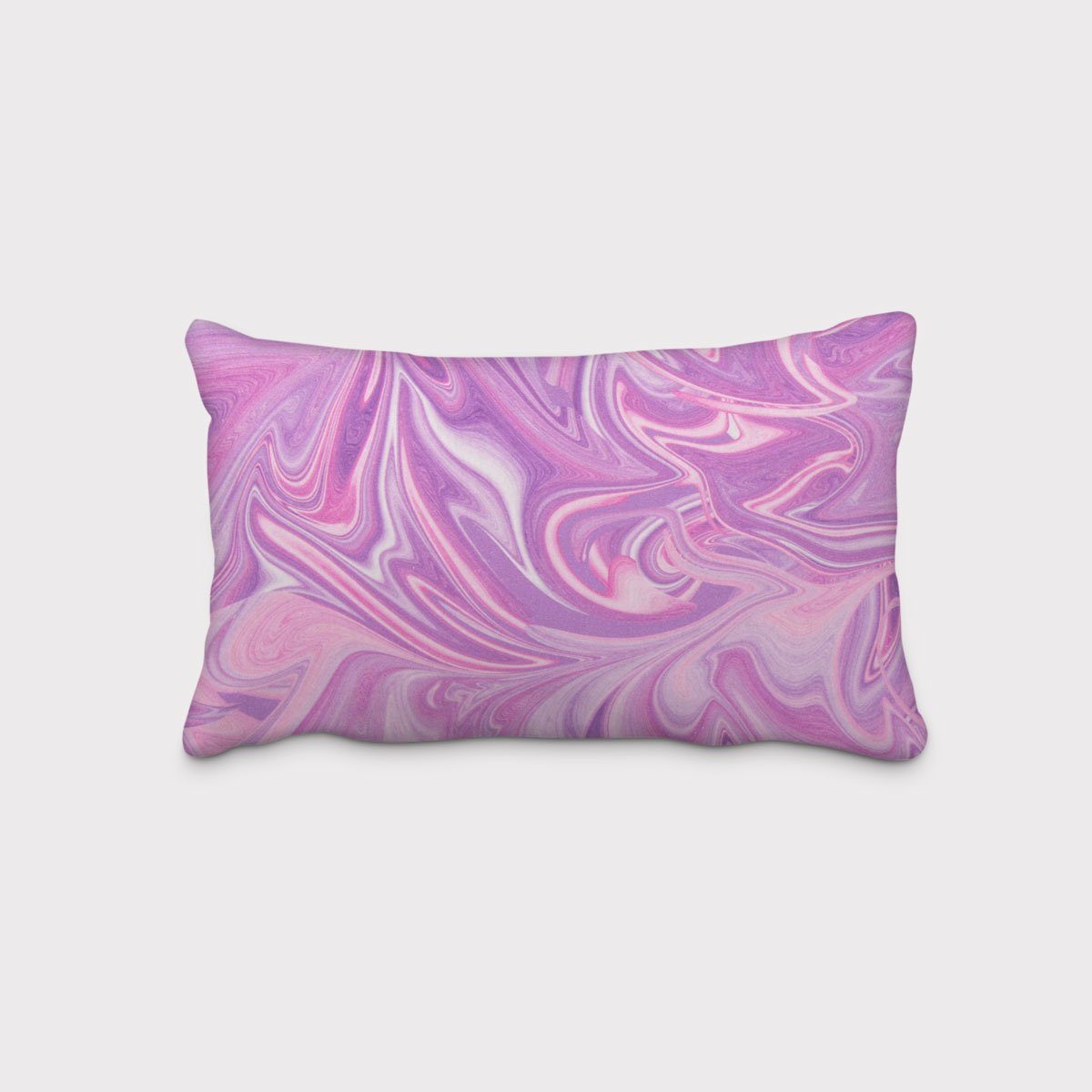 SCHÖNER LEBEN. Dekokissen SCHÖNER LEBEN. Kissenhülle Digitaldruck Retro Batik lila pink