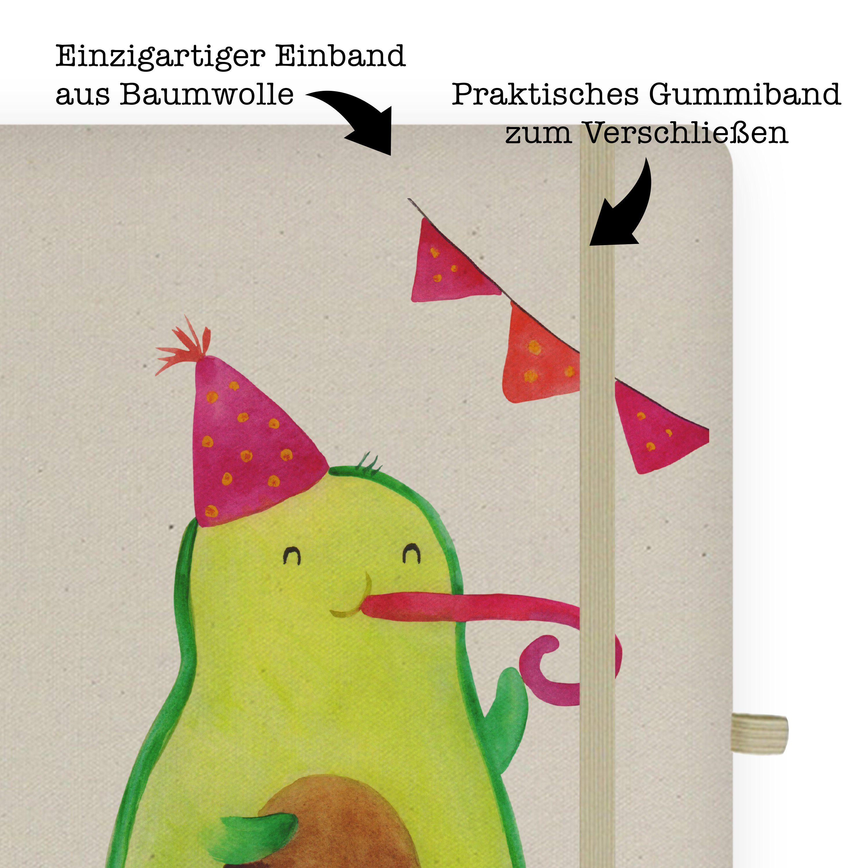 Avocado Mrs. - Notizen, - & Glücklich, Party Panda Panda Mrs. Transparent & Mr. Mr. Geschenk, Notizbuch Schreibbu