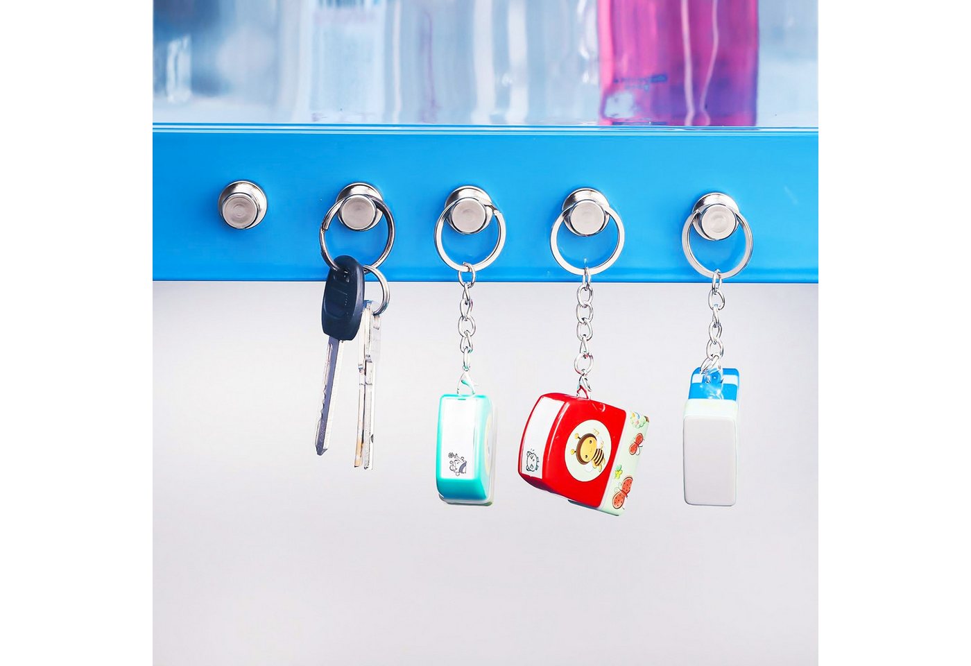 Thumbnail - BlingBin Magnet Magnete Stark 30 Stück Mini Magnetenn 12 X 16mm (30er Set, 30-St., 30 Stück), Starke Magnete für Kühlsch...