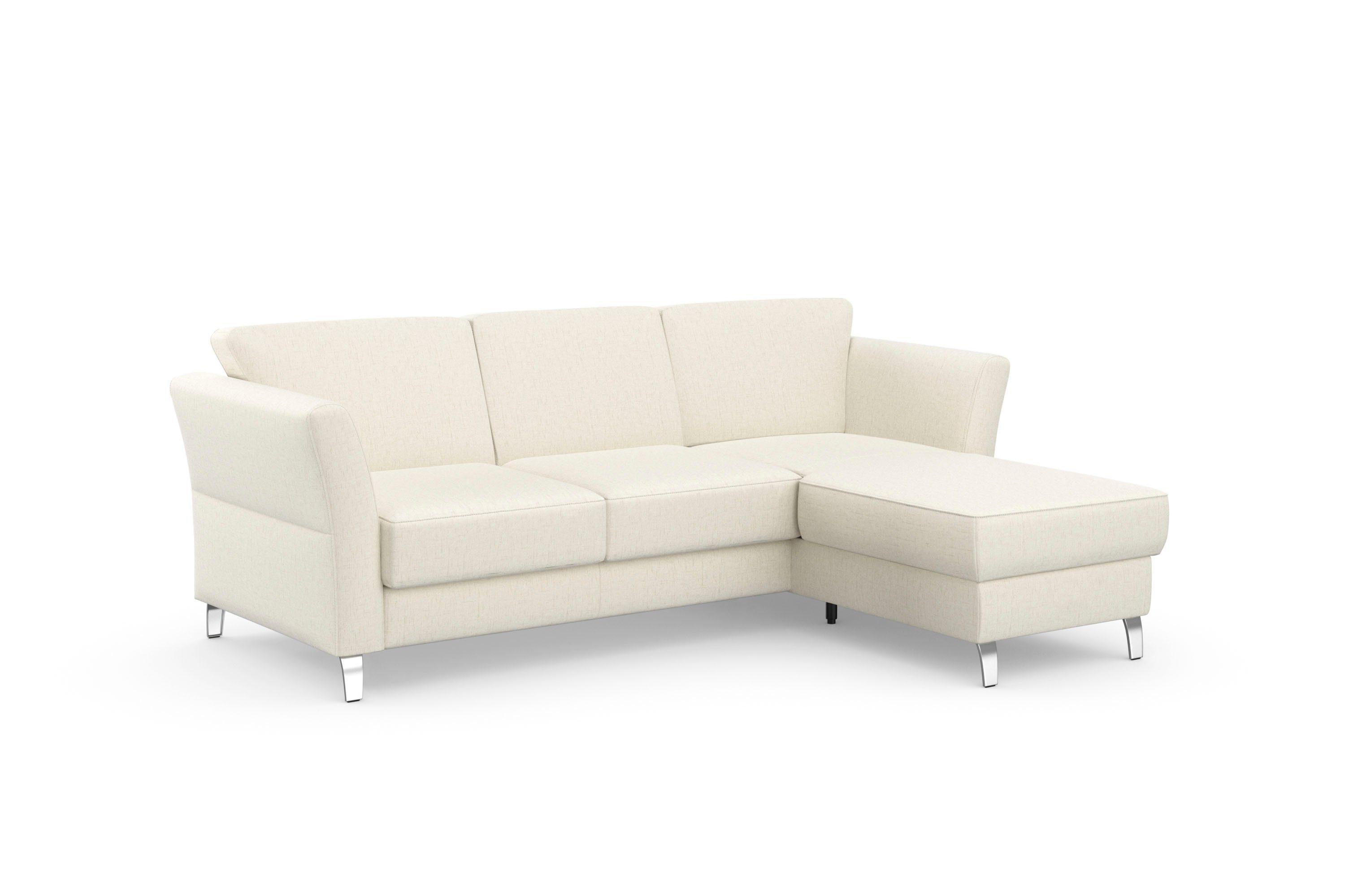 sit&more Ecksofa Visby L-Form, wahlweise mit Bettfunktion und Bettkasten, frei im Raum stellbar