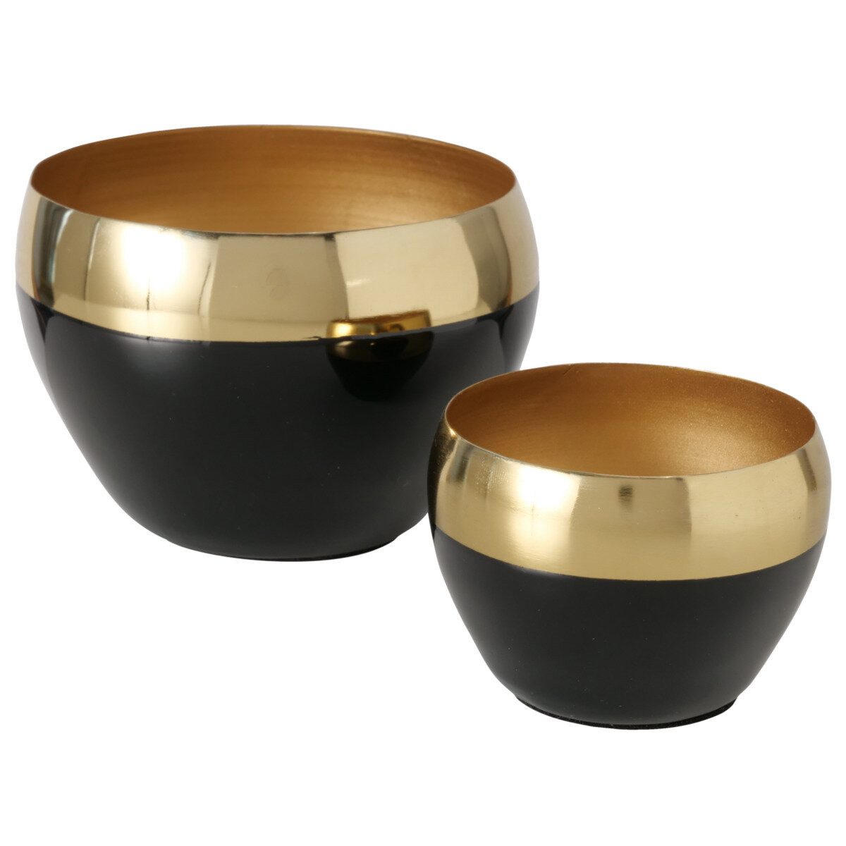 BOLTZE GRUPPE GmbH Kerzenhalter Teelichthalter aus Metall MALVA, Ø 8-12 cm (Kerzenhalter)