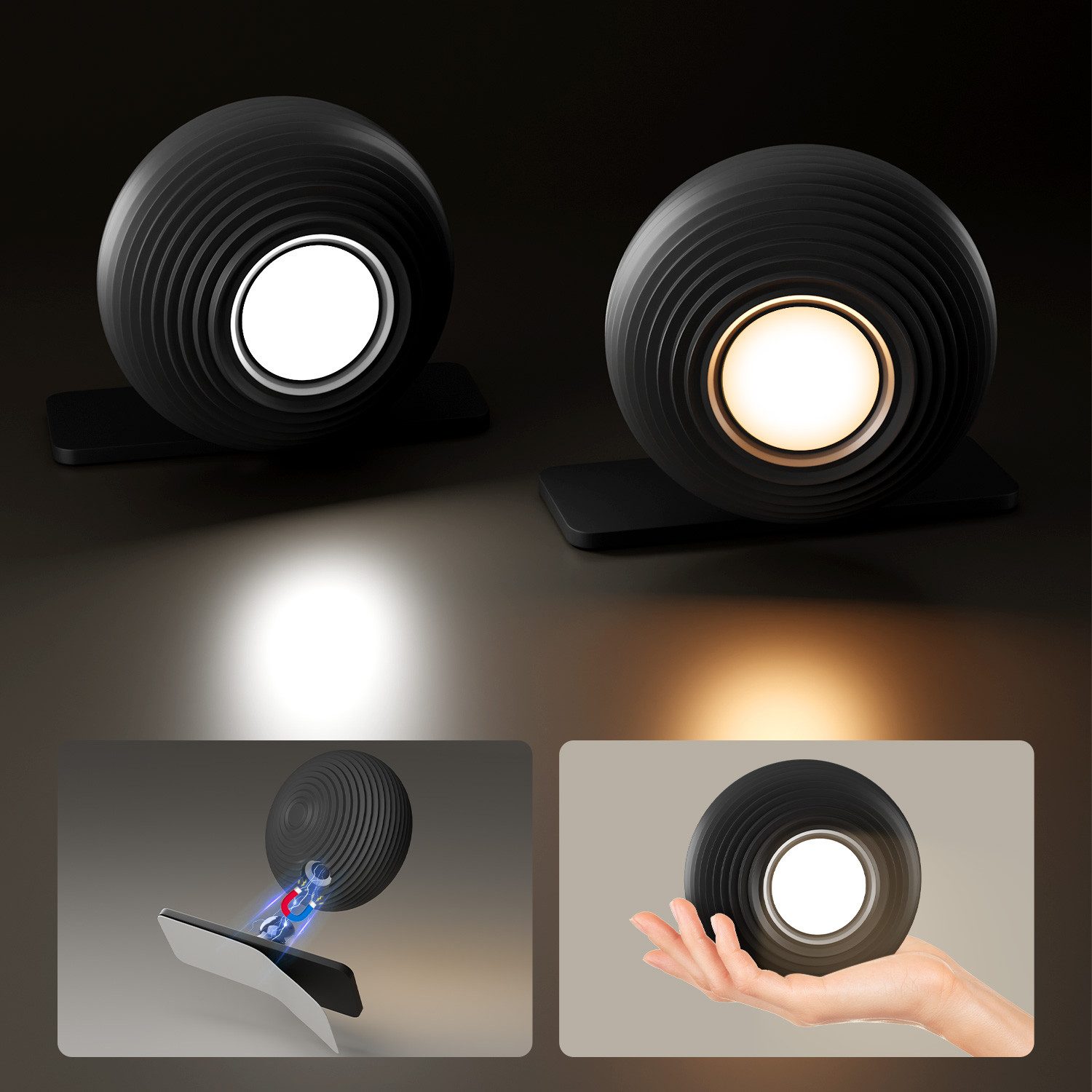 MULISOFT LED Wandleuchte Akku Wandleuchte Innen, günstig online kaufen