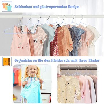 Avisto Kleiderbügel Gummibeschichtet Metall Kleiderbügel für Kinder, (30-tlg), platzsparend, strapazierfähige