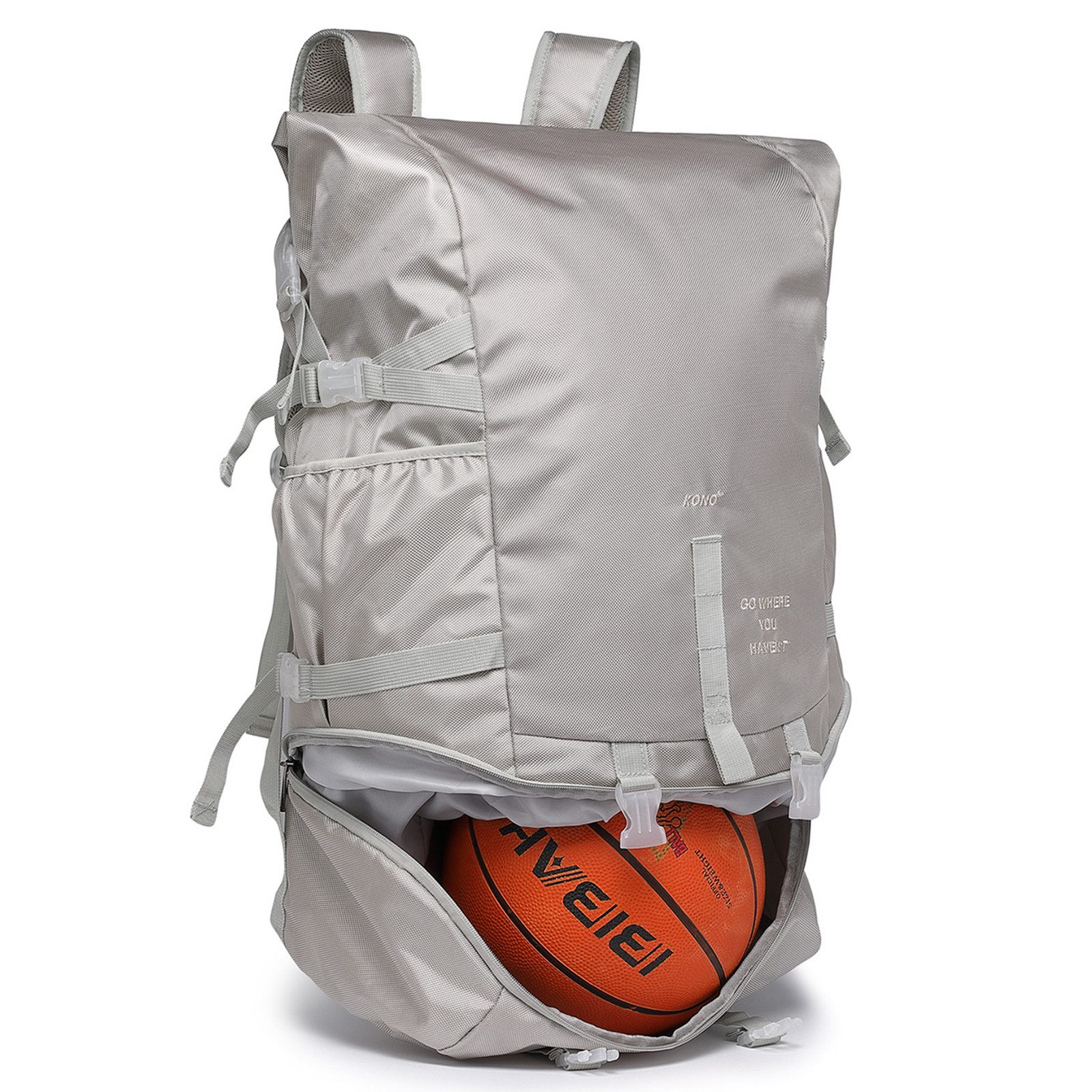 KONO Sportrucksack mit Ballfach – Multifunktional für Basketball, Fitness & günstig online kaufen