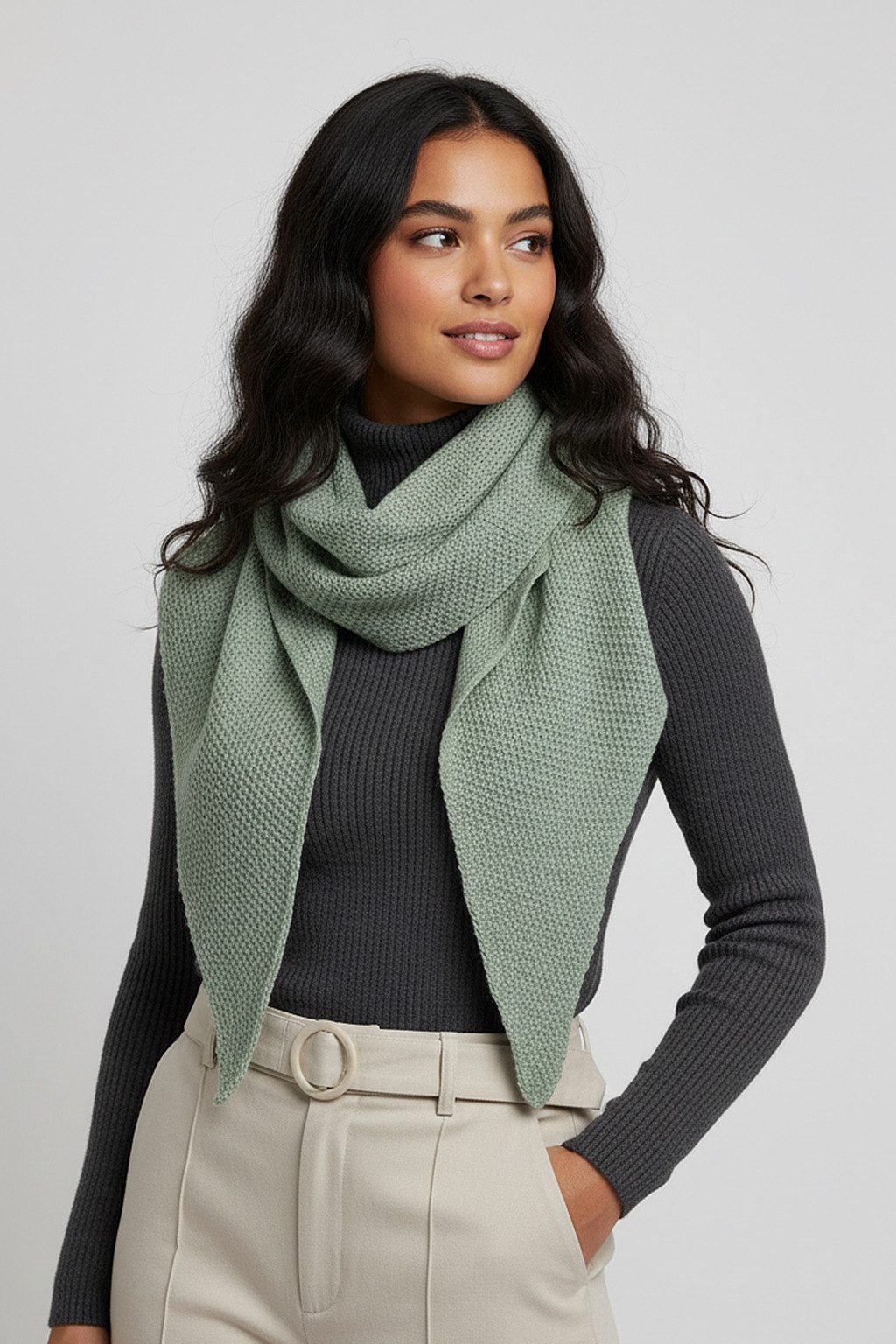 Faera Modeschal Warmer Strick für kalte Tage, (1-St), 9434 in Mint günstig online kaufen