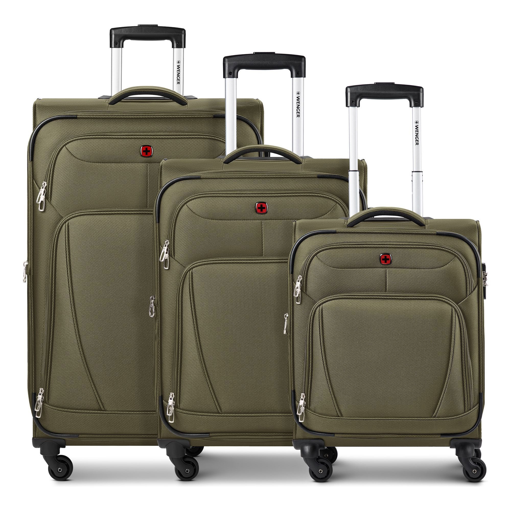 Wenger Trolleyset Beaumont, 4 Rollen, (3-teilig, 3 tlg), Polyester
