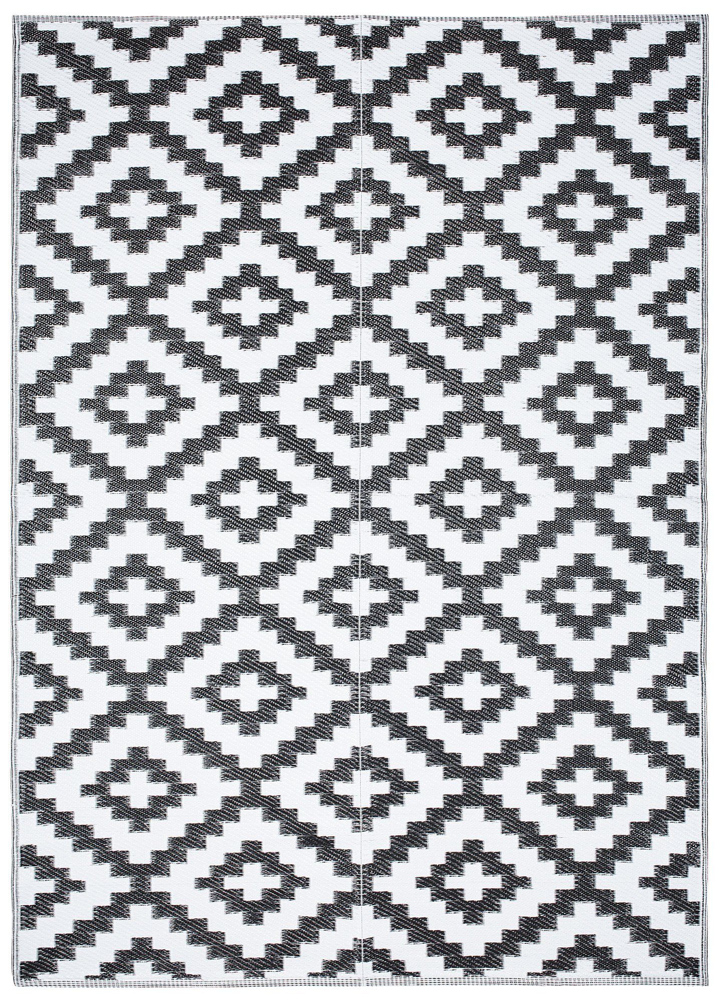 Tapiso Outdoorteppich IBIZA, rechteckig, Höhe: 3 mm, Outdoor Teppich, wasserfest, pflegeleicht, robust, Ethno Design