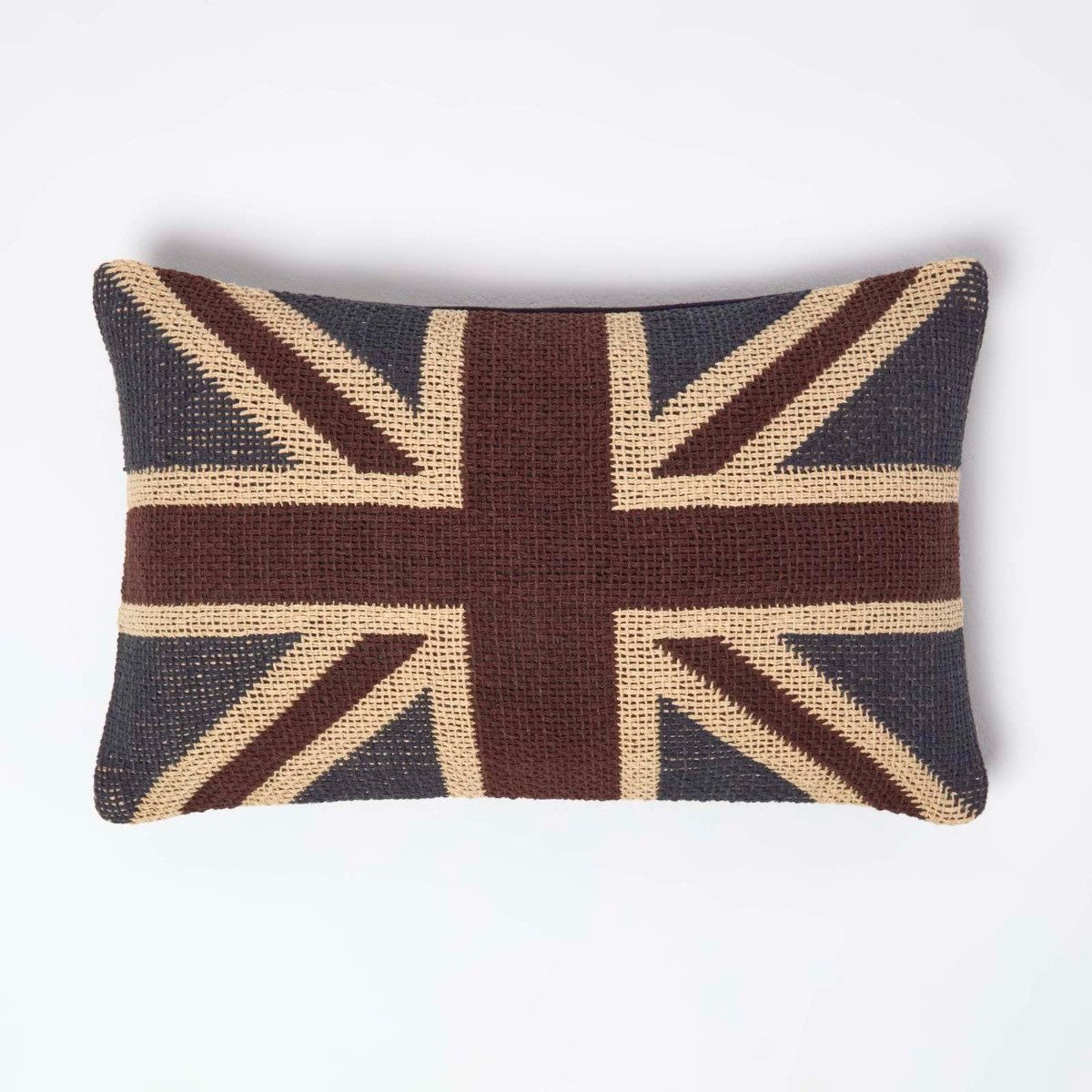 Homescapes Kissenhülle Jaquard Union Jack-Kissenbezug, 30 günstig online kaufen