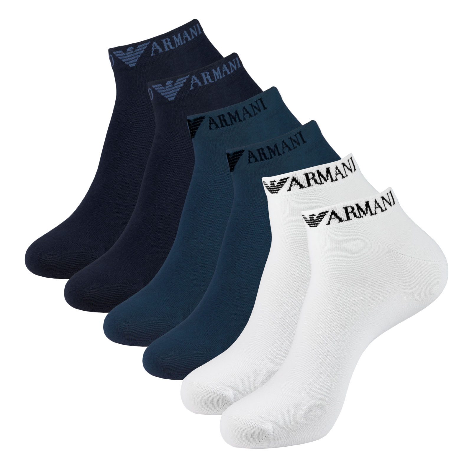 Emporio Armani Sneakersocken Sneaker Socks (3-Paar) mit Markenschriftzug