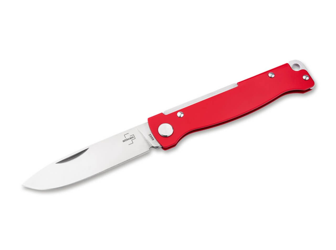 Taschenmesser Böker Plus Atlas Red Slipjoint Taschenmesser mit Hosenclip