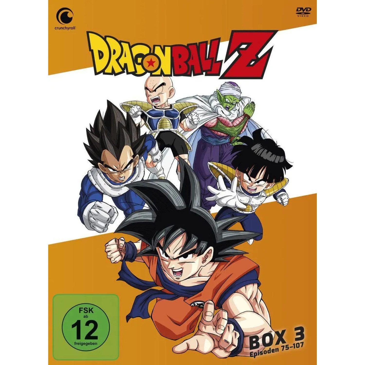 Crunchyroll DVD Dragonball Z - TV-Serie - Box 3 (Episoden 75-107) (5 DVDs)