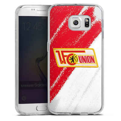 DeinDesign Handyhülle Offizielles Lizenzprodukt 1. FC Union Berlin Logo, Samsung Galaxy S6 Edge Silikon Hülle Bumper Case Handy Schutzhülle
