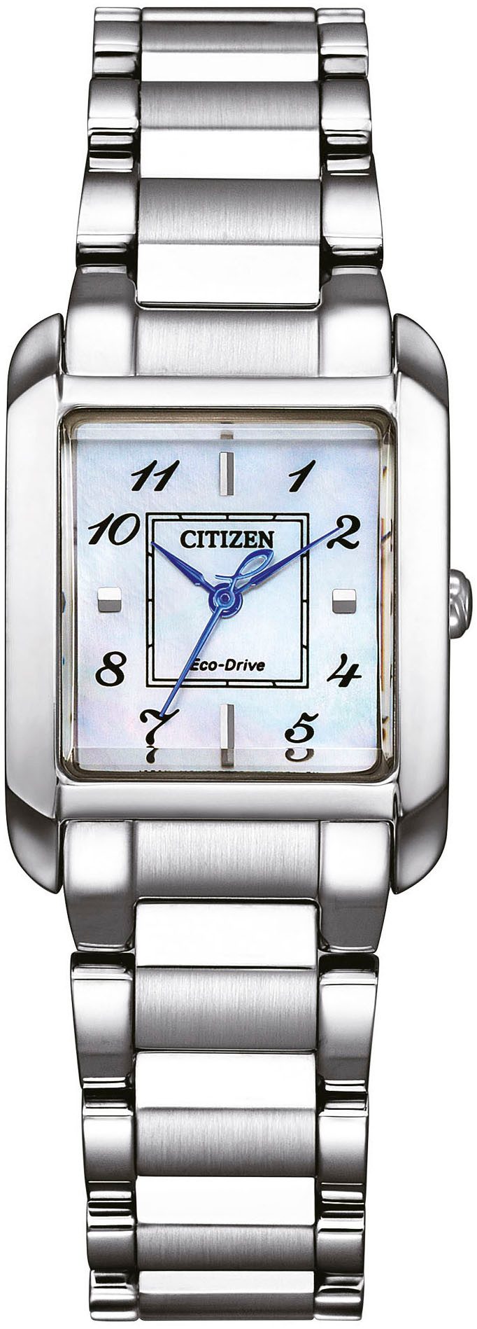 Citizen Solaruhr EW5600-87D, Armbanduhr, Damenuhr, Edelstahlarmband, Saphirglas