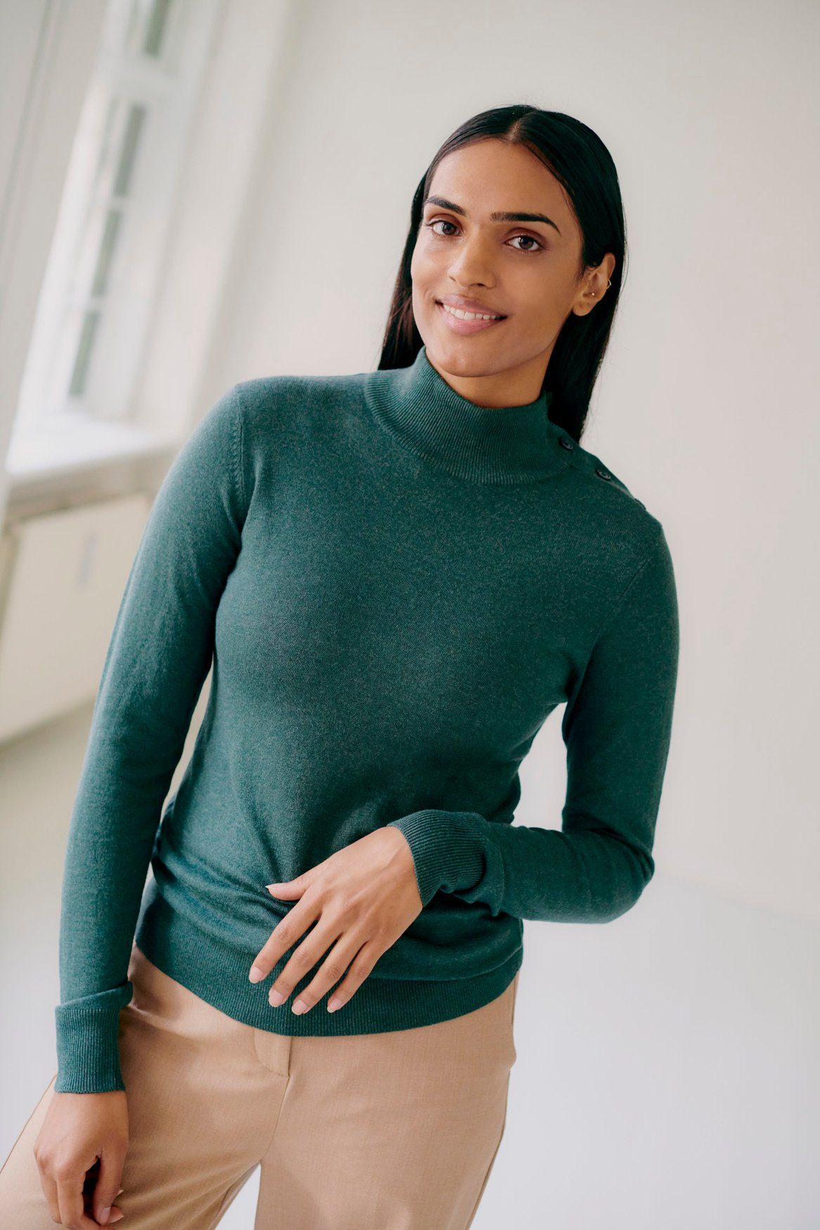 Strickpullover Feinstrick Langarm BYMMPIMBA1