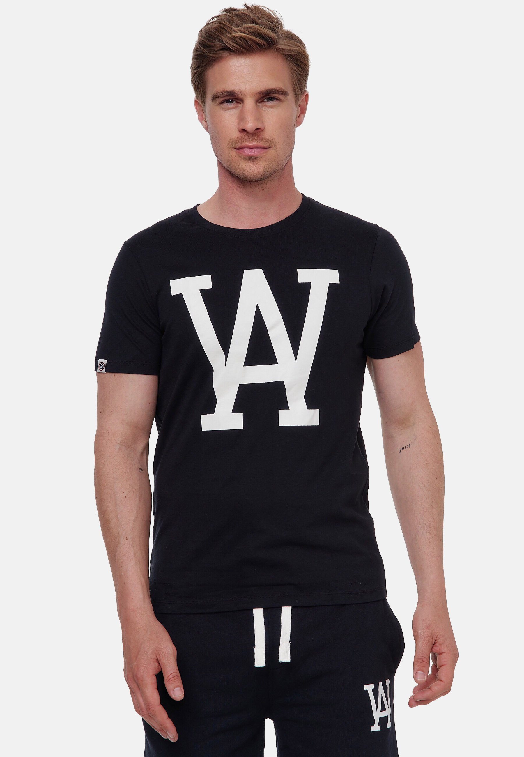 Woldo Athletic T-Shirt T-Shirt schwarz-weiß Big WA