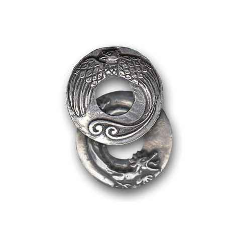 Adelia´s Amulett Anhänger Feng Shui Glücksbringer, Drache und Phoenix - Glück und langes Leben