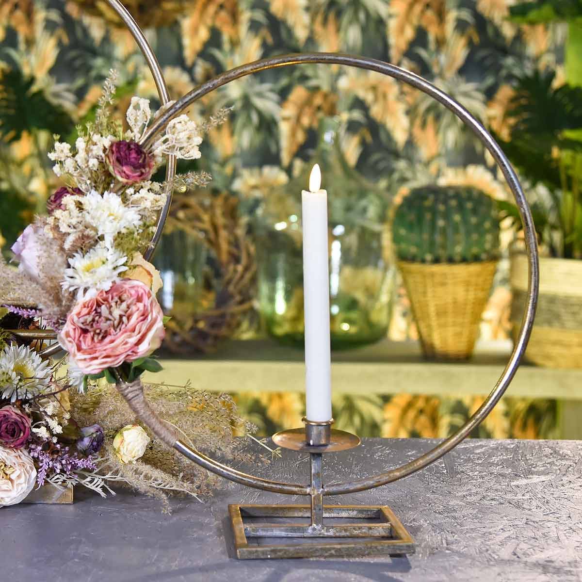 Kunstblume Künstliche Rosen Herbstbouquet Seidenblumen Altrosa Violett, Viana, Höhe 36 cm